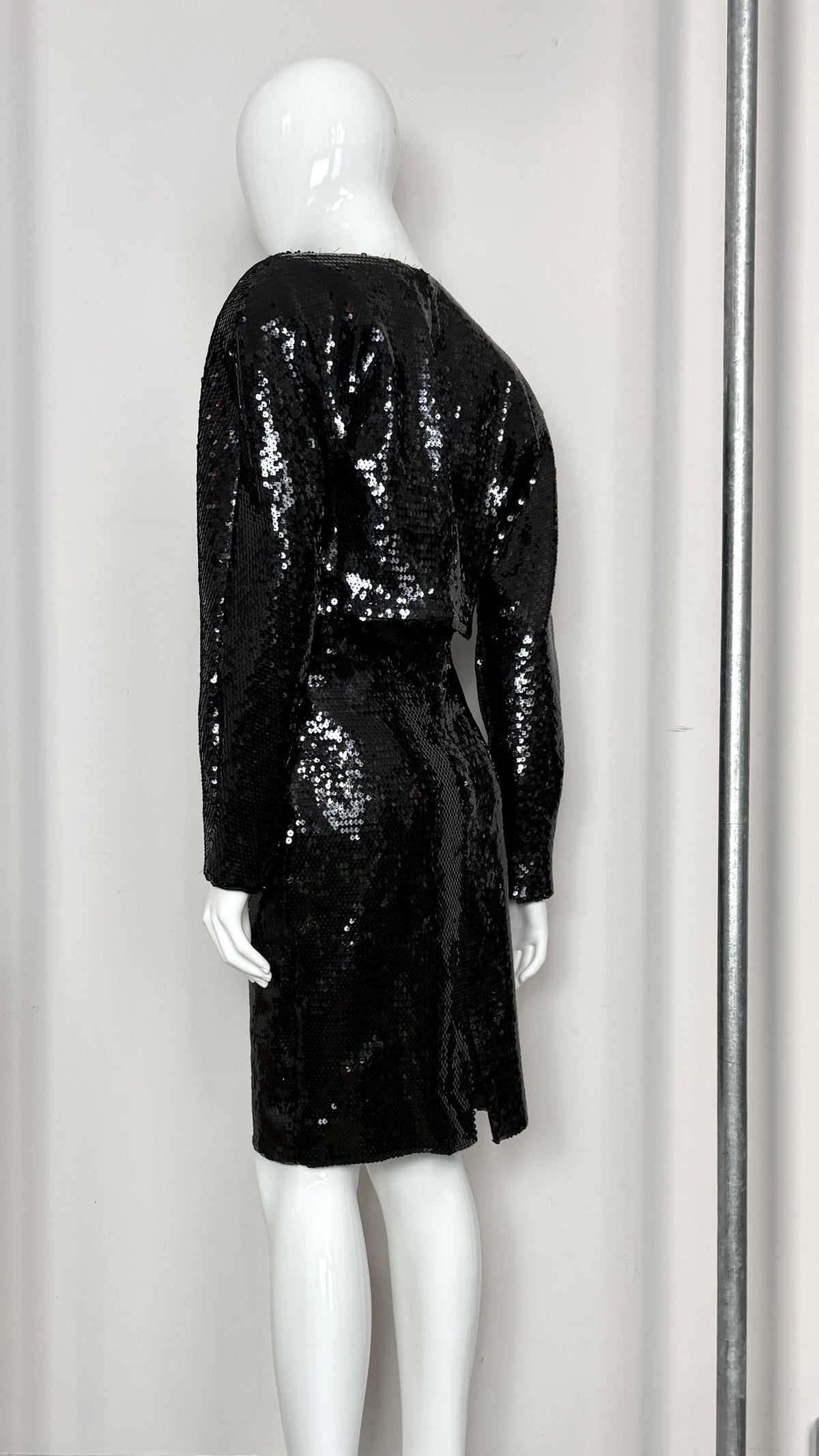 Stephen Sprouse 1998 asymmetric sequin suit