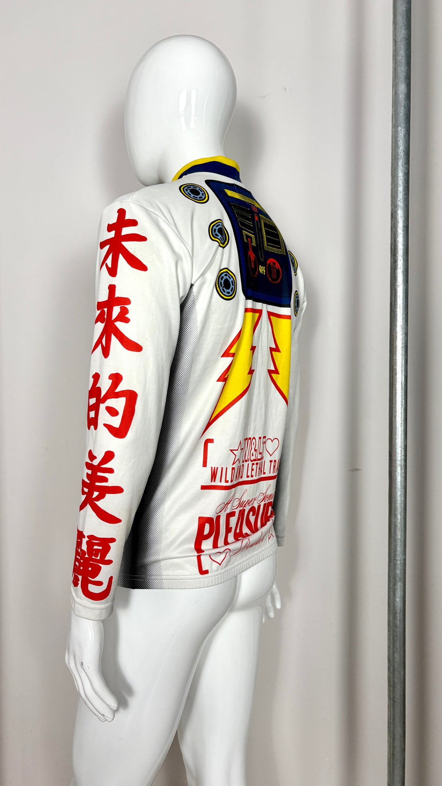 Walter Van Beirendonck 90's graphic print cycling top