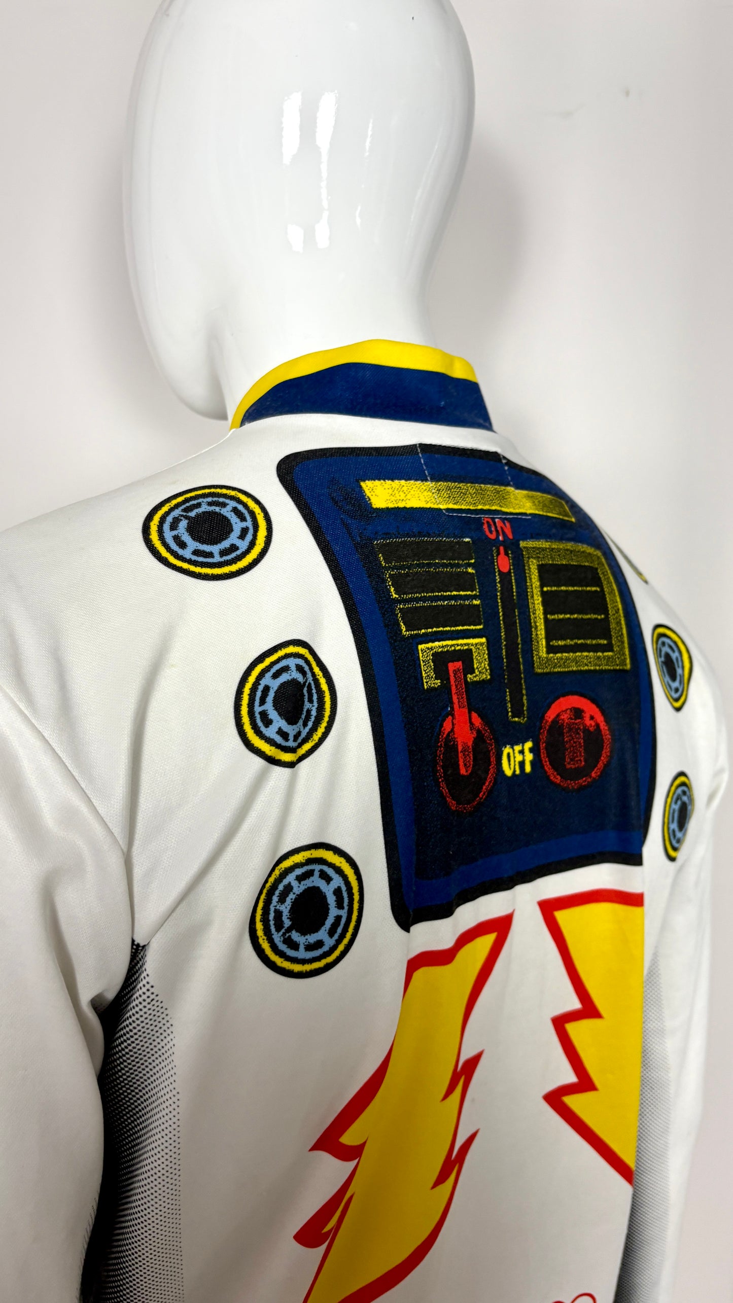 Walter Van Beirendonck 90's graphic print cycling top