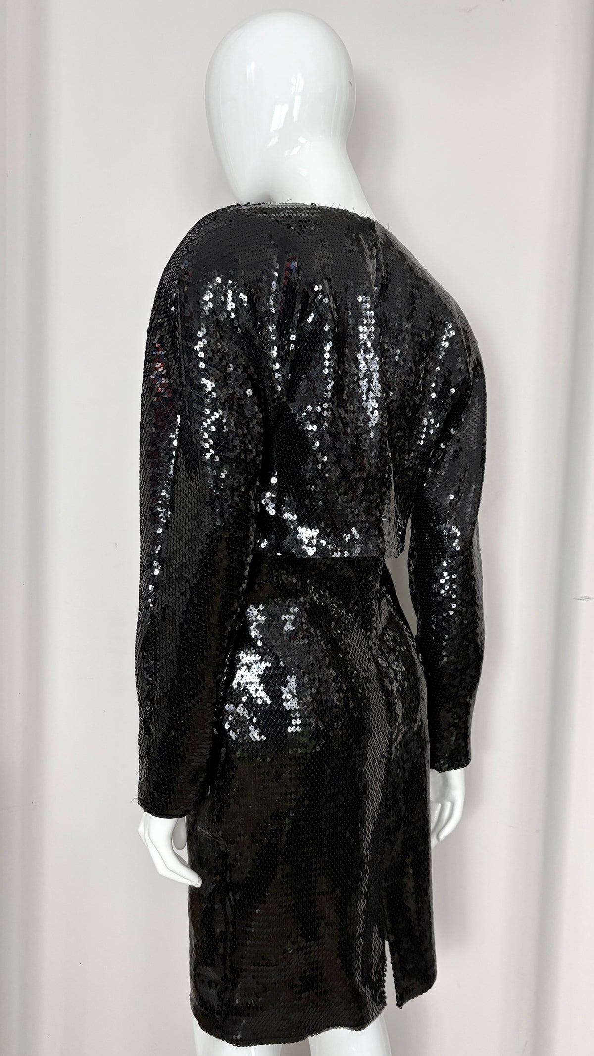 Stephen Sprouse 1998 asymmetric sequin suit