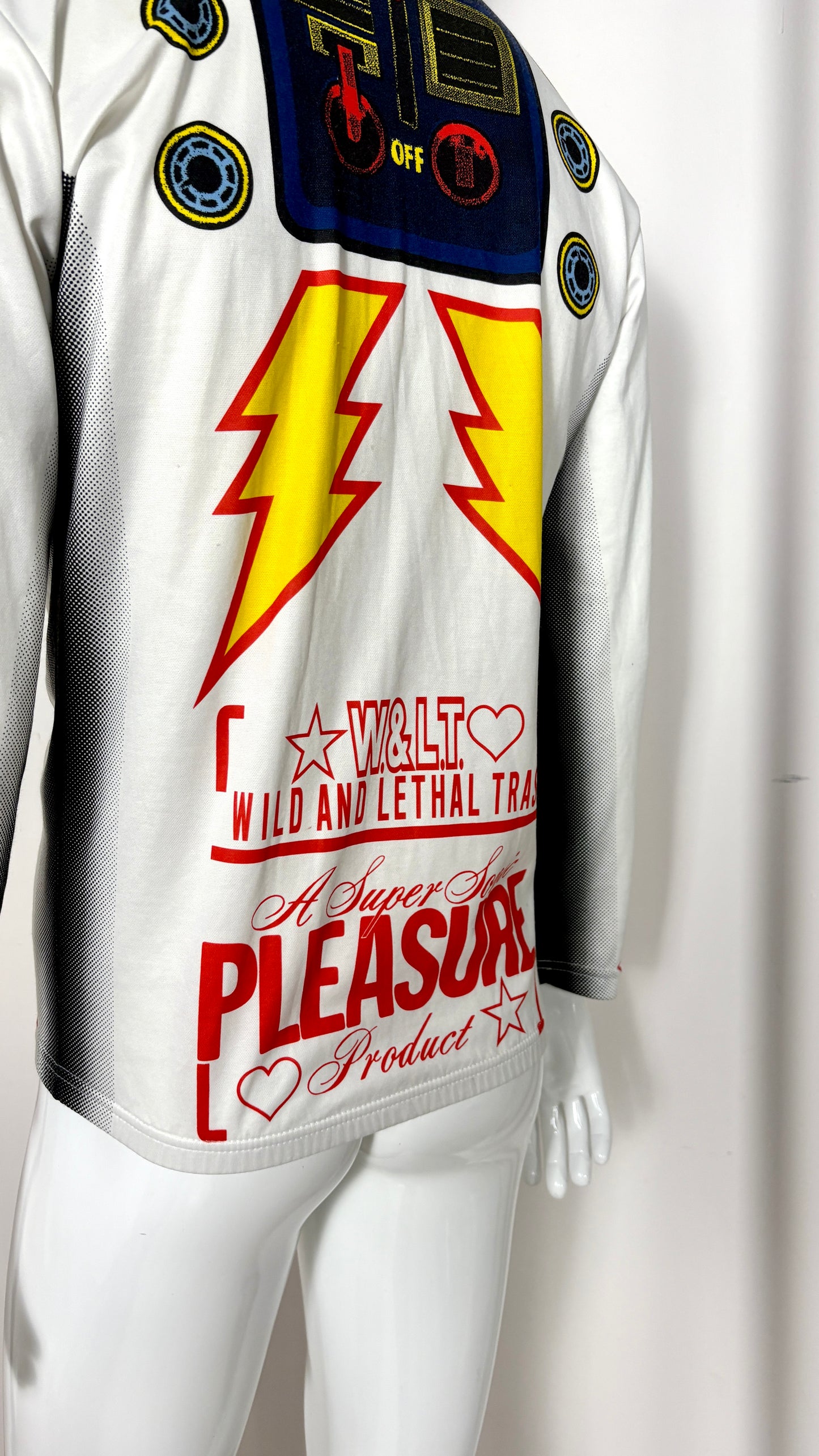 Walter Van Beirendonck 90's graphic print cycling top