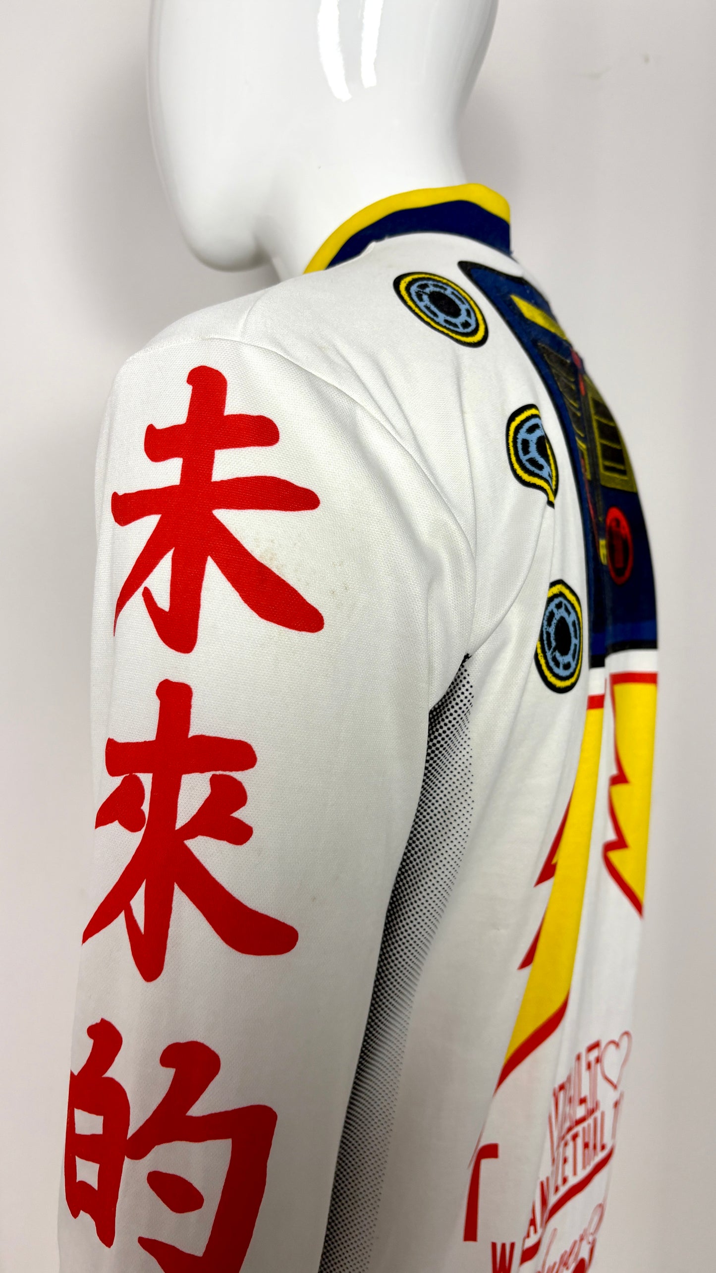 Walter Van Beirendonck 90's graphic print cycling top