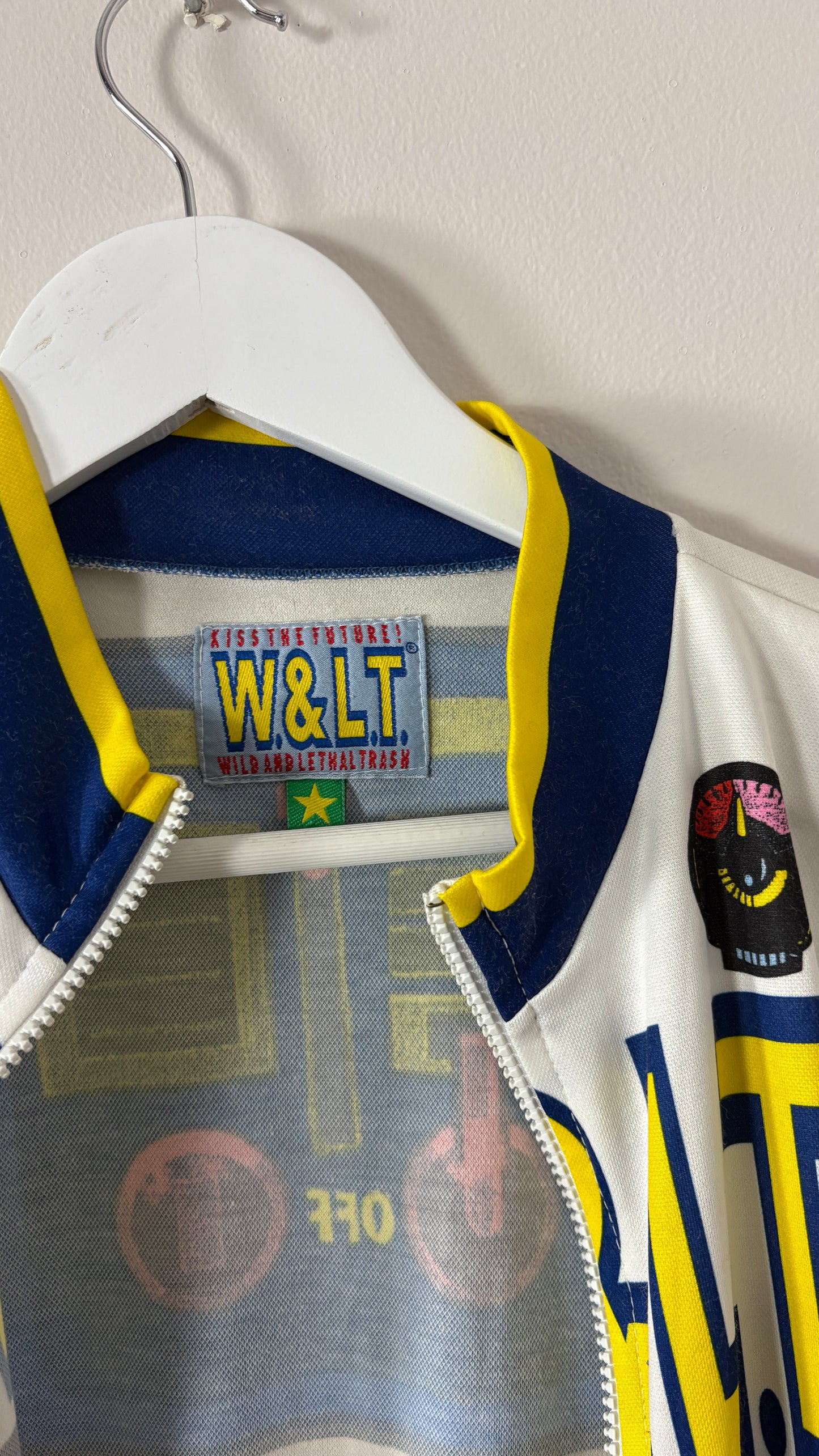 Walter Van Beirendonck 90's graphic print cycling top