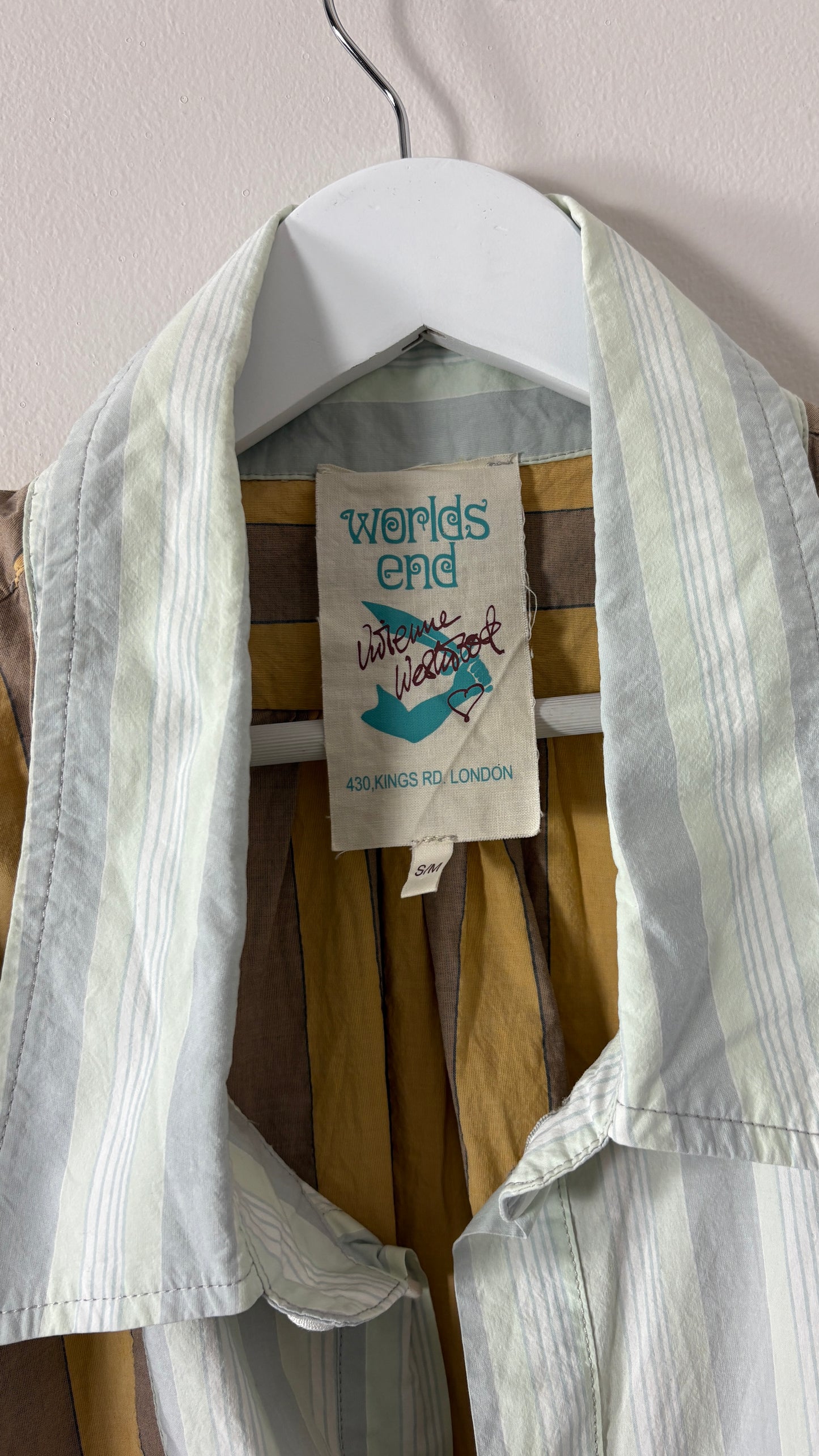 Vivienne Westwood worlds end classics bib shirt