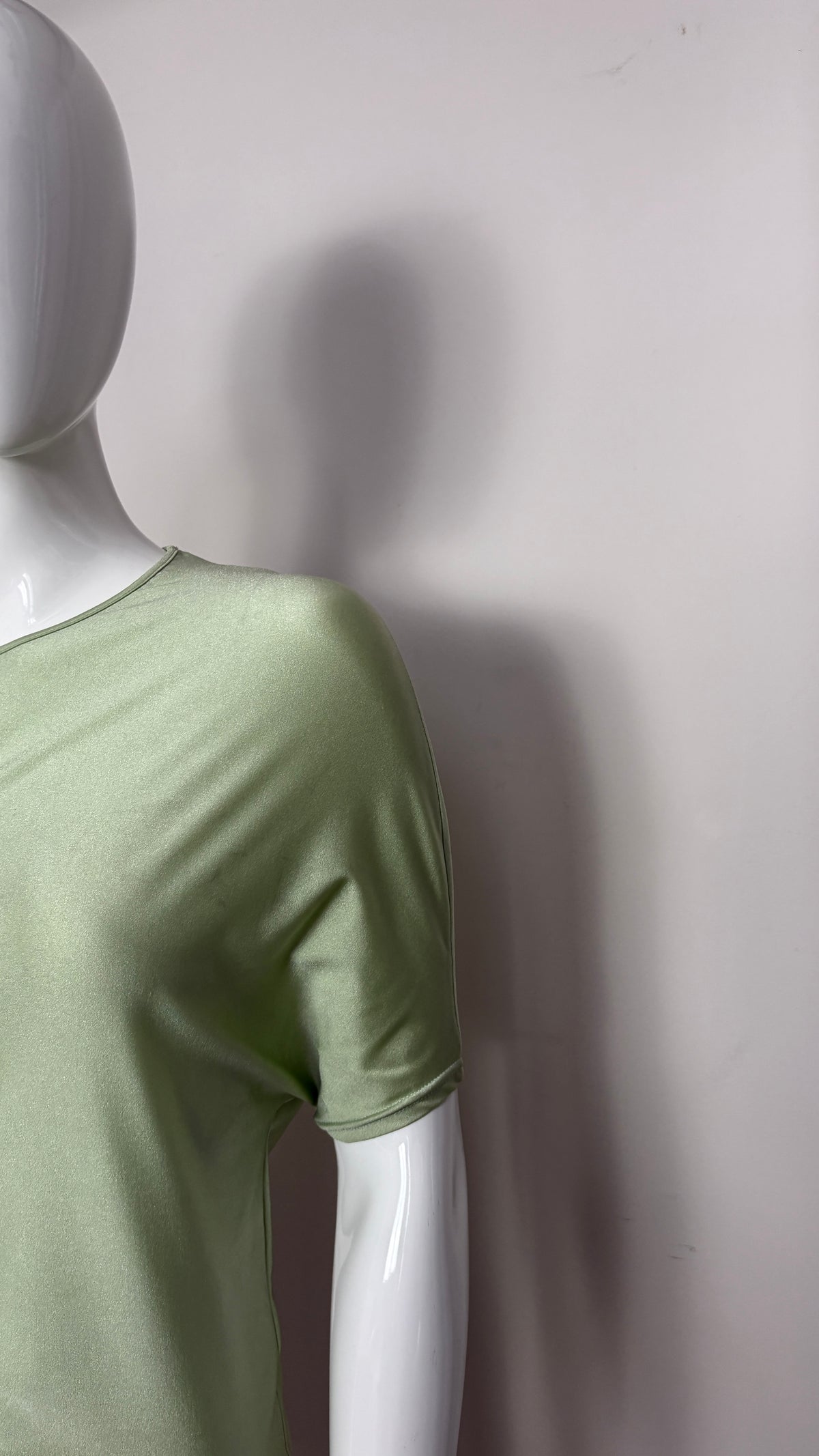 John Galliano 90's asymmetric lycra top