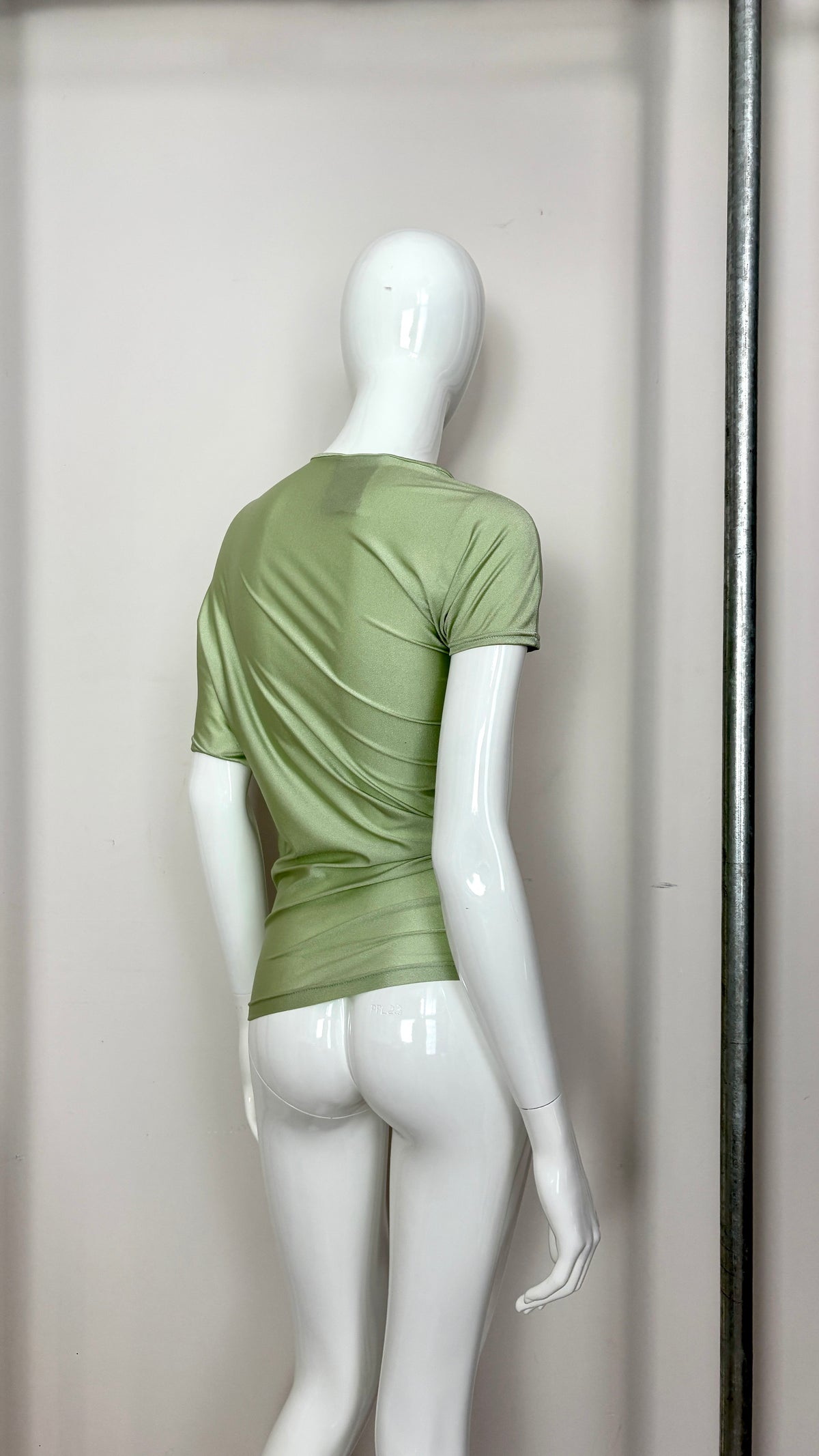 John Galliano 90's asymmetric lycra top