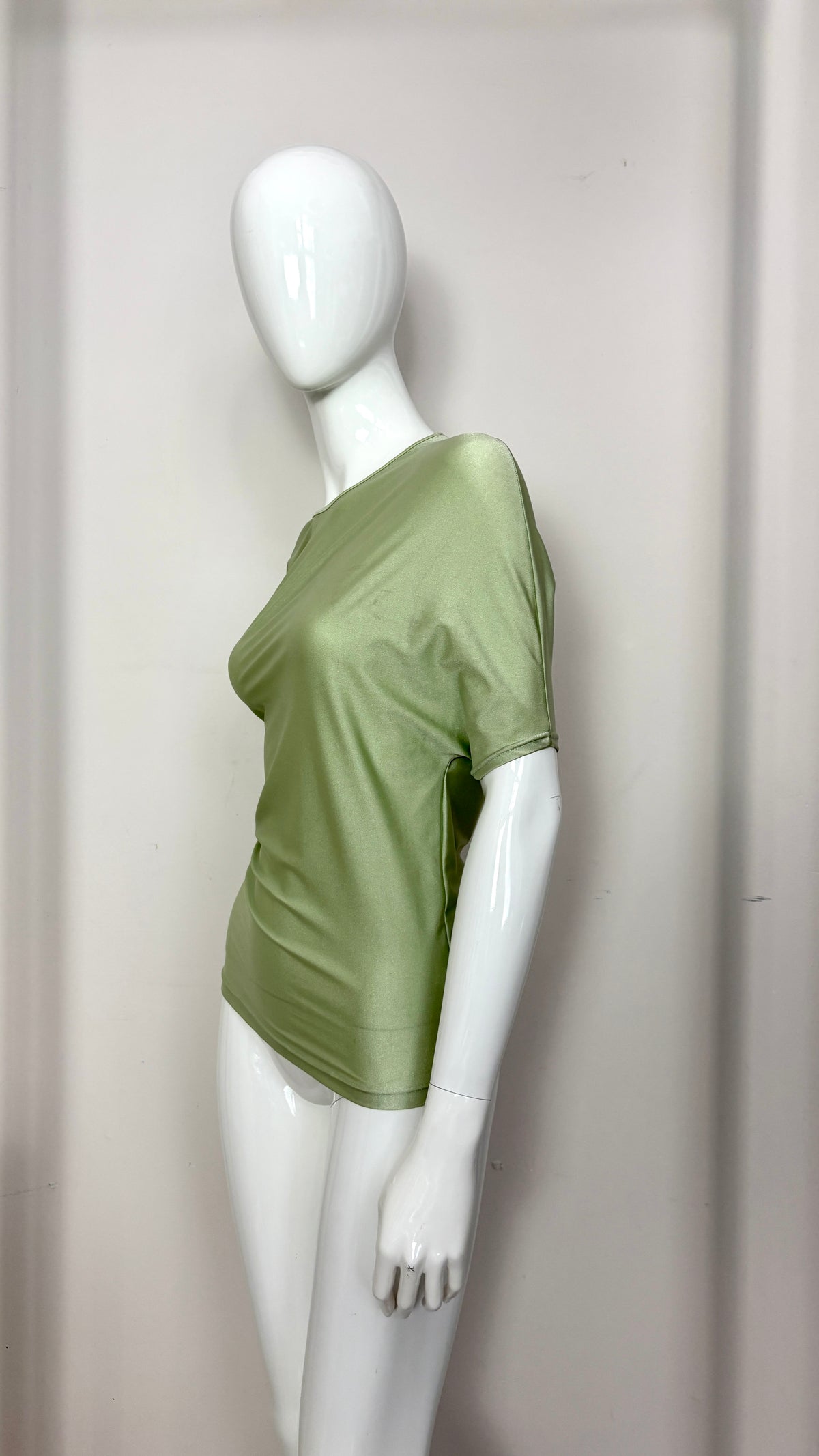 John Galliano 90's asymmetric lycra top