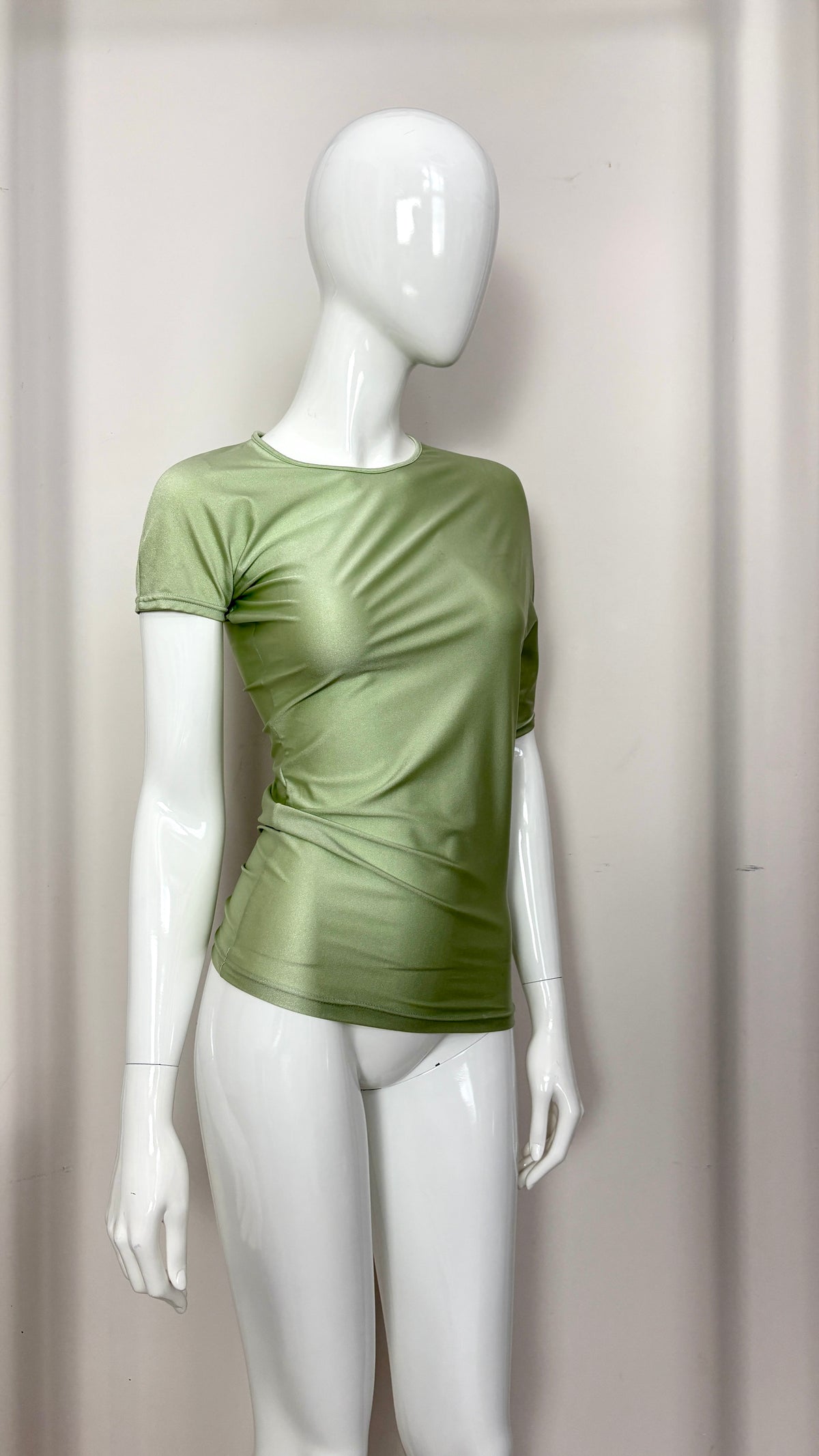 John Galliano 90's asymmetric lycra top