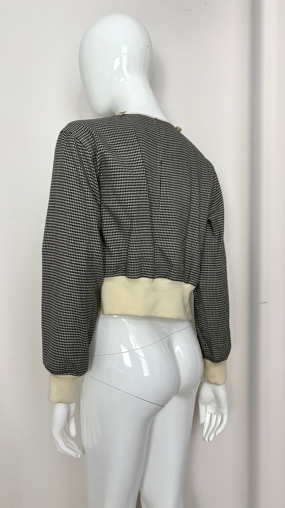 Comme des Garcons A/W 1989 double layered houndstooth jacket