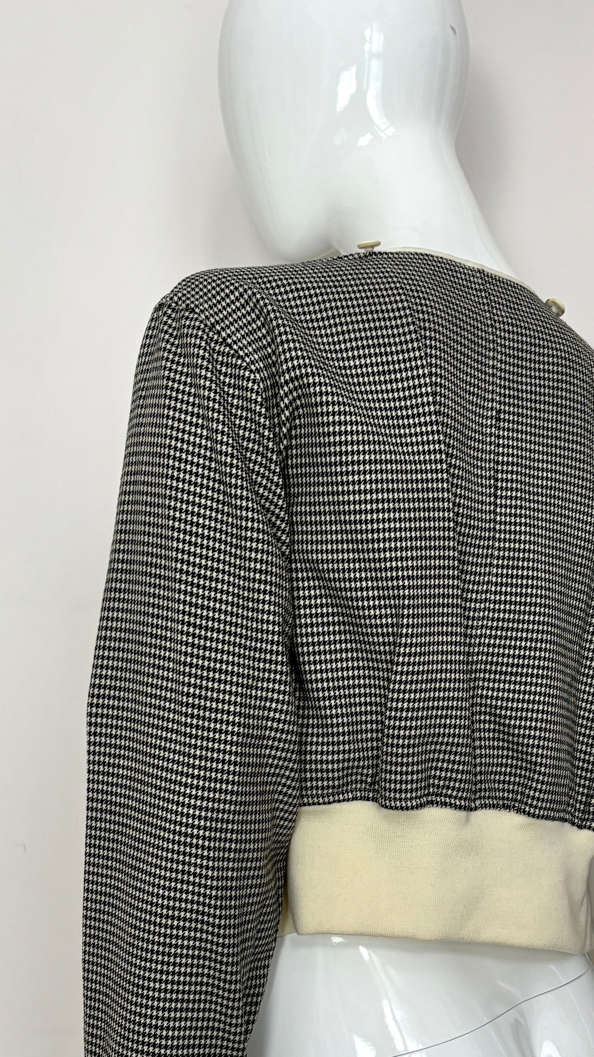 Comme des Garcons A/W 1989 double layered houndstooth jacket