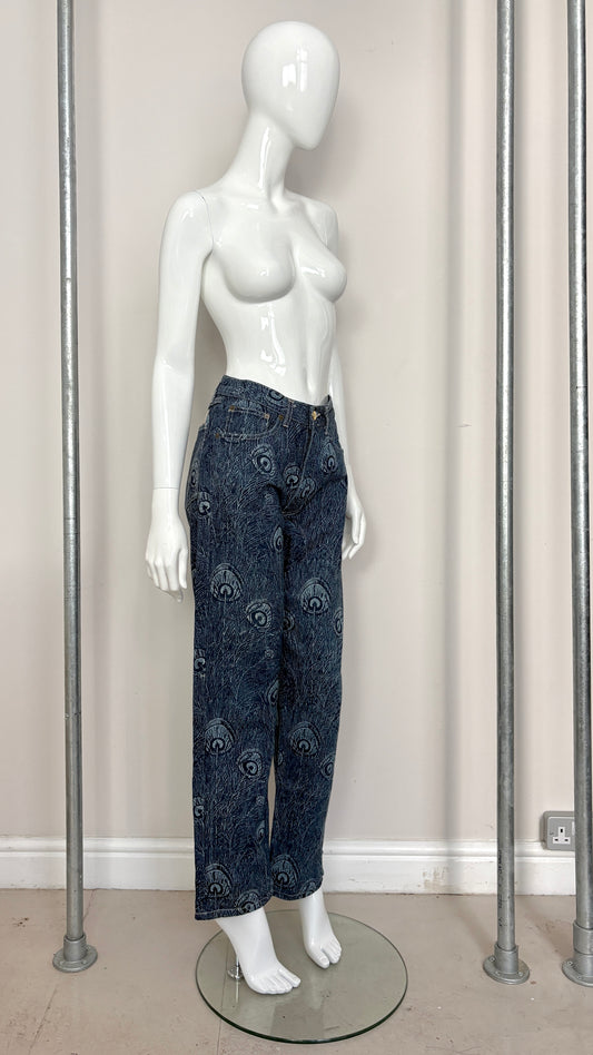 Vivienne Westwood A/W 1994 "On Liberty" feather jeans