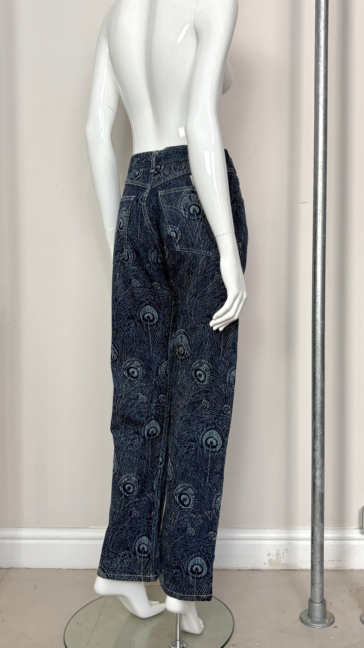 Vivienne Westwood A/W 1994 "On Liberty" feather jeans