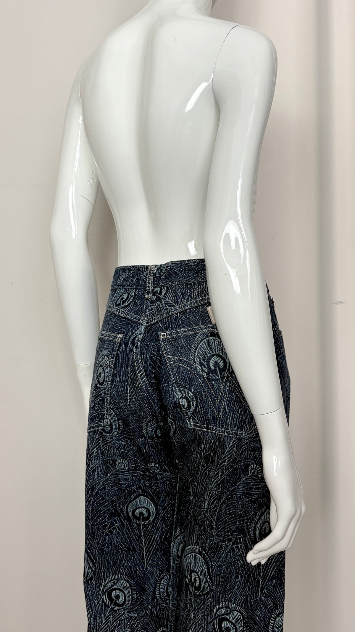 Vivienne Westwood A/W 1994 "On Liberty" feather jeans