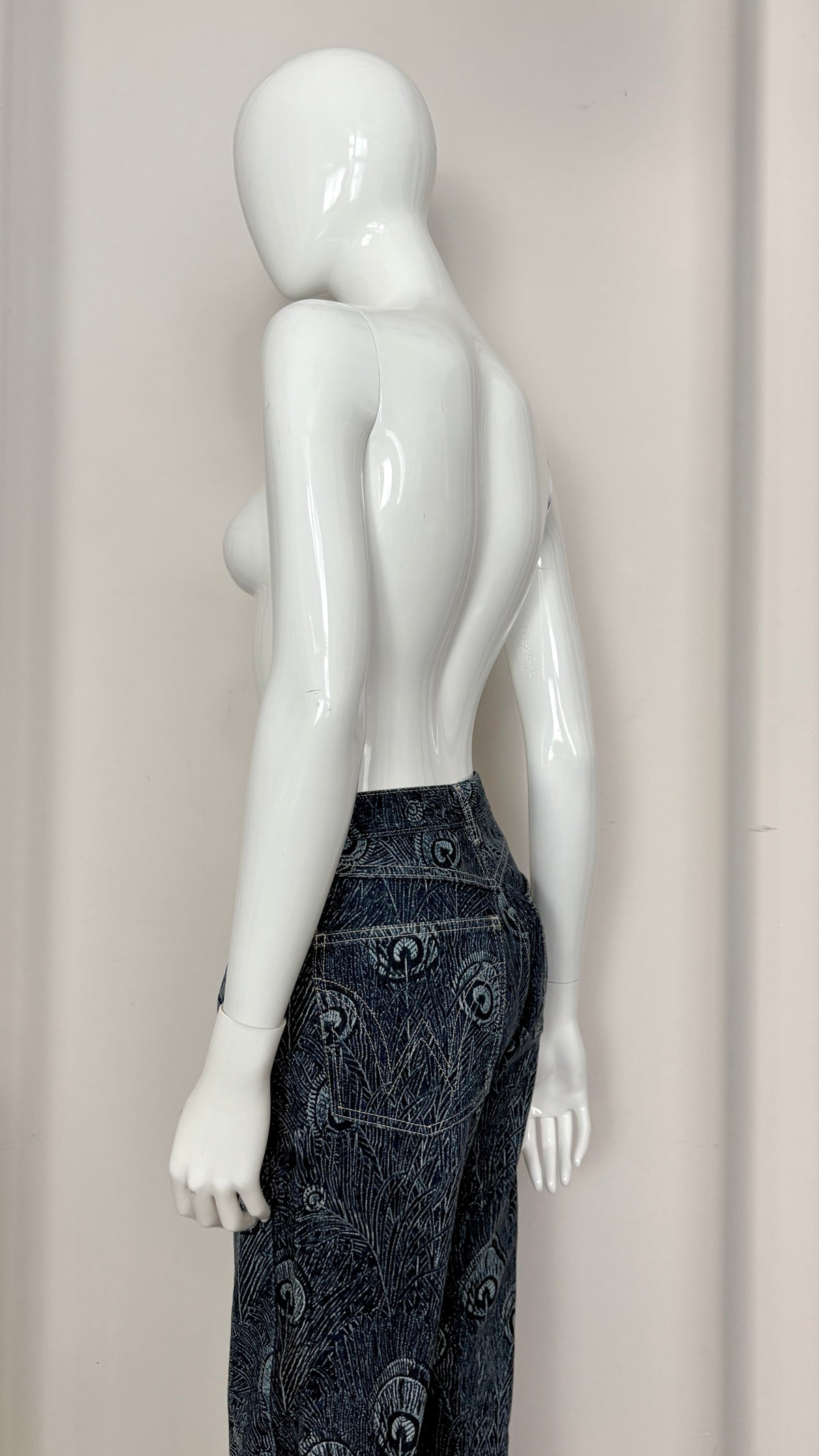 Vivienne Westwood A/W 1994 "On Liberty" feather jeans
