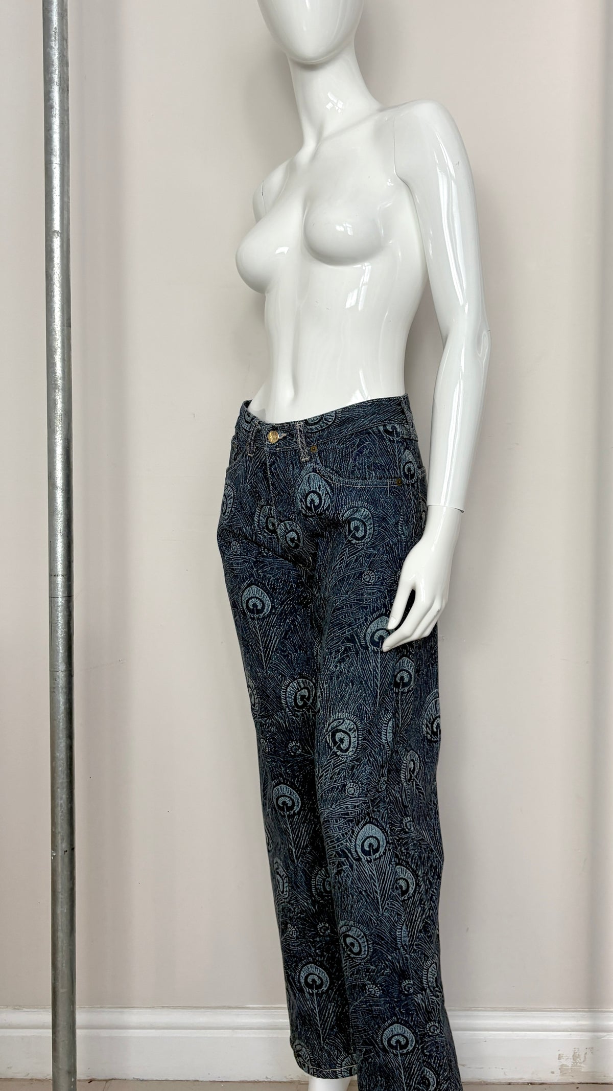 Vivienne Westwood A/W 1994 "On Liberty" feather jeans