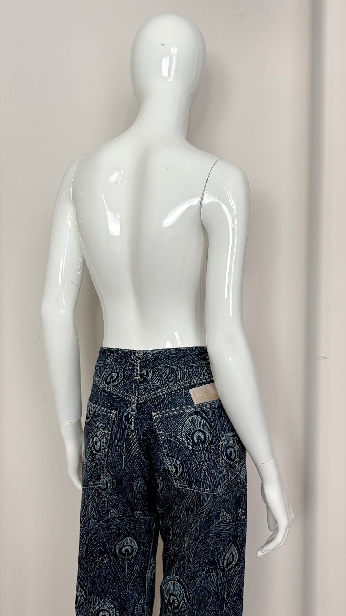 Vivienne Westwood A/W 1994 "On Liberty" feather jeans