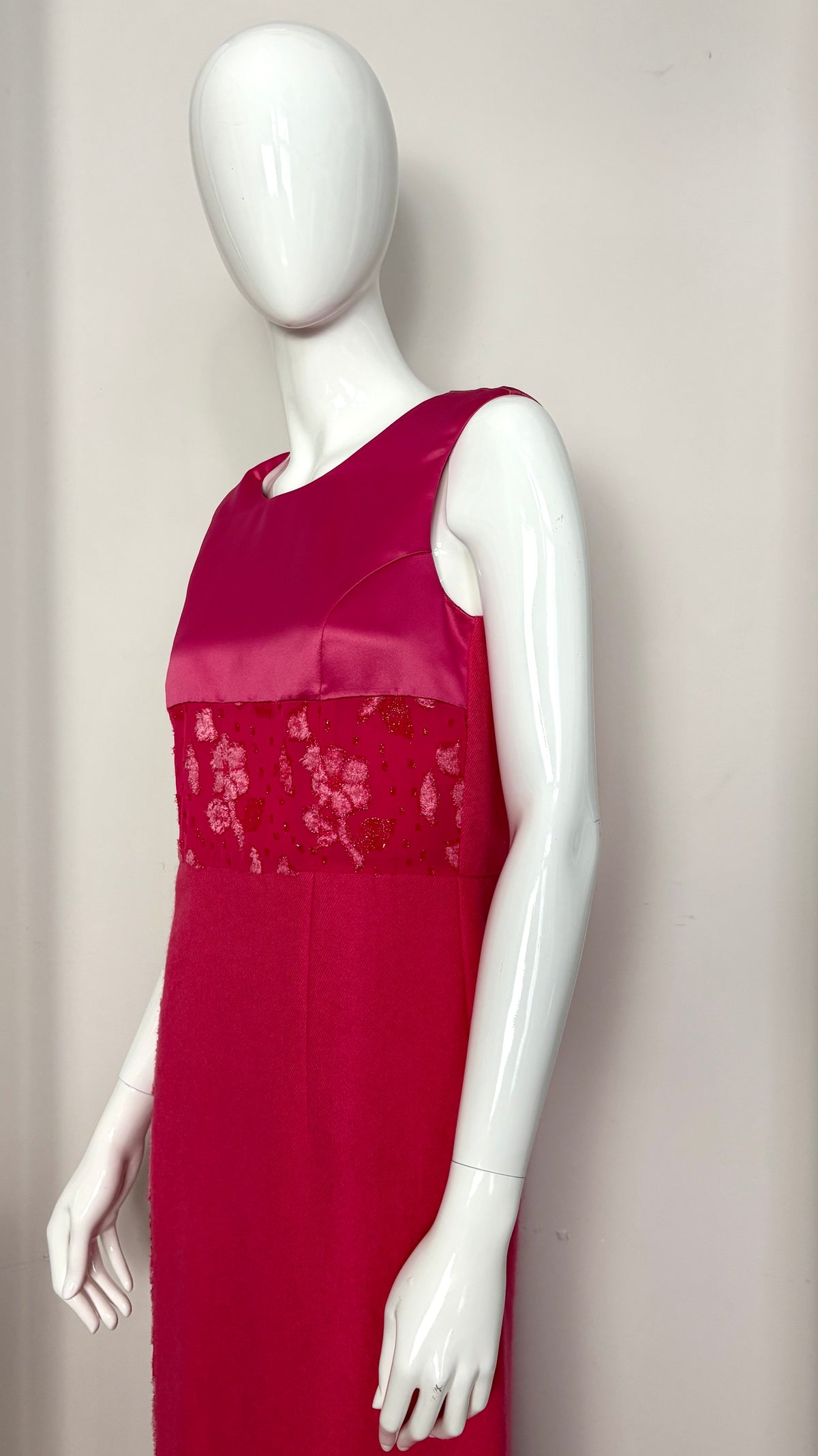 Comme des Garcons tricot A/W 1999 patchwork mixed material dress