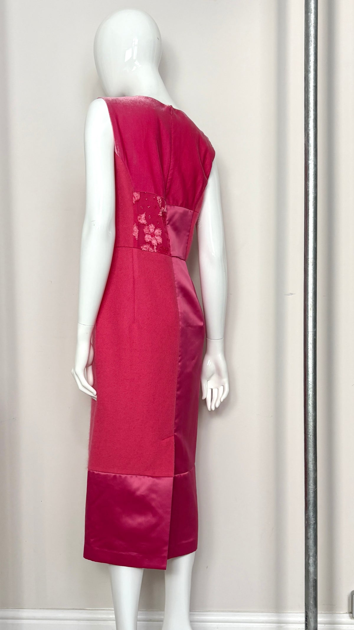 Comme des Garcons tricot A/W 1999 patchwork mixed material dress