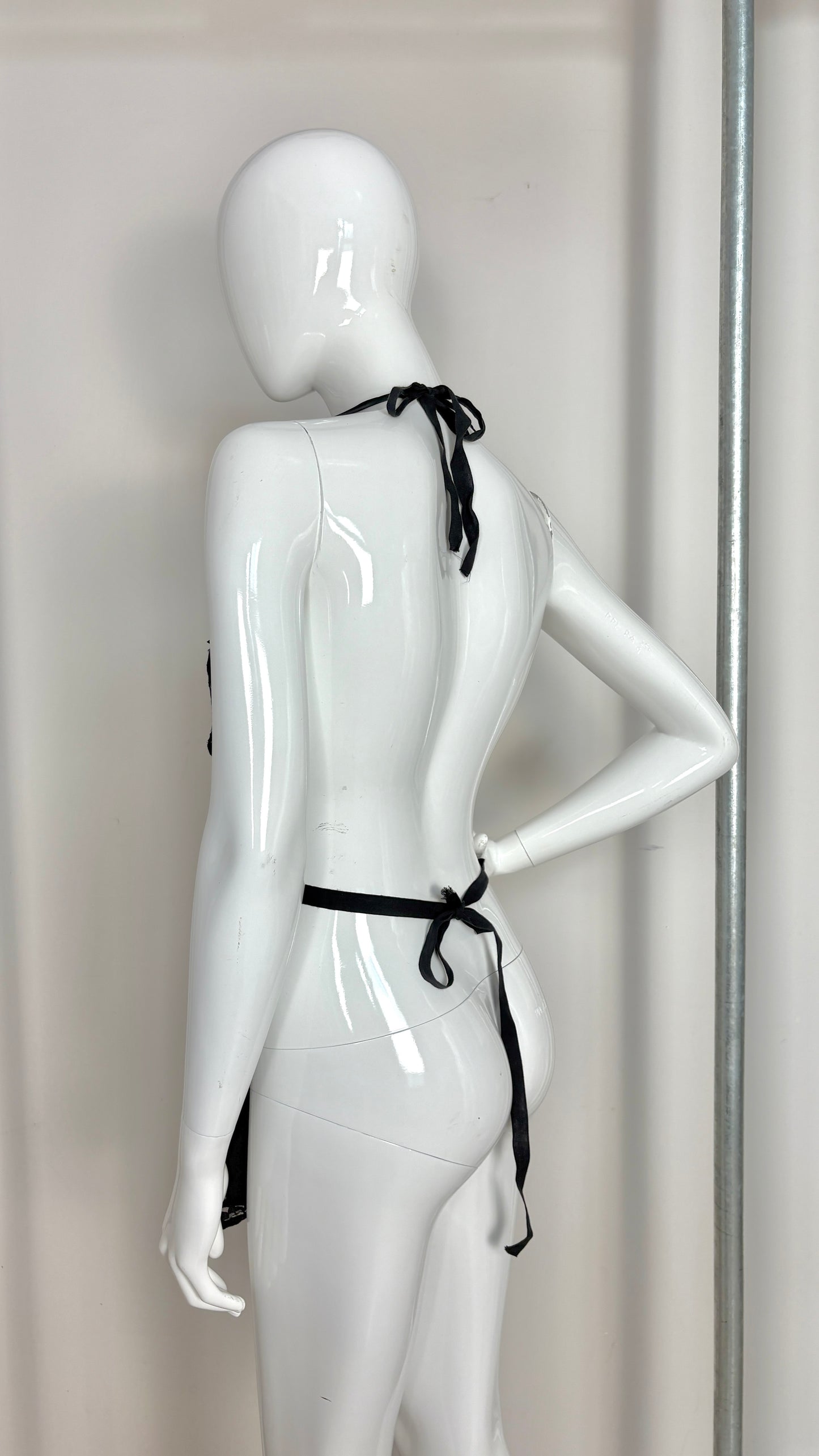 Margiela A/W 2002 lace gown apron