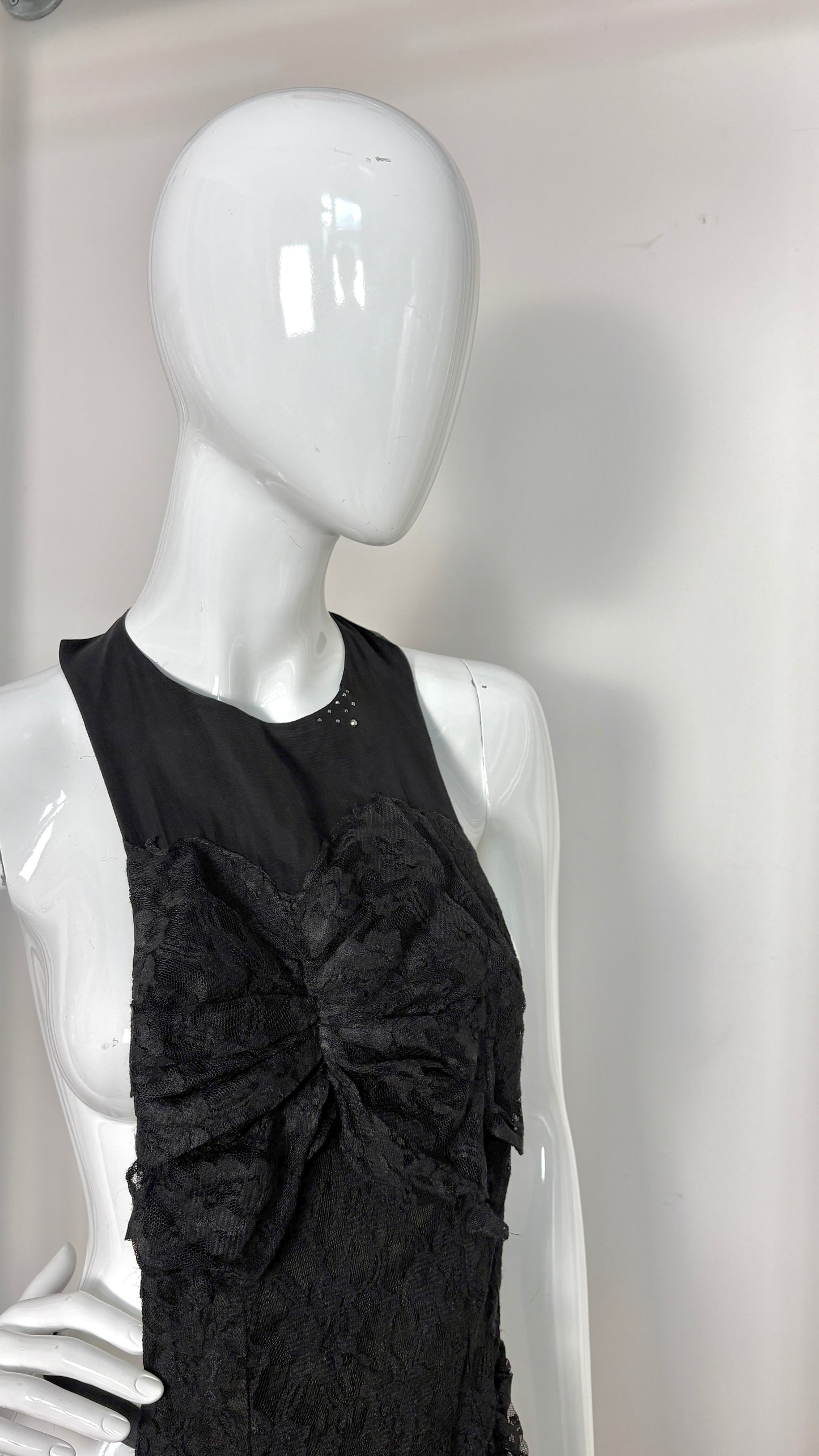 Margiela A/W 2002 lace gown apron