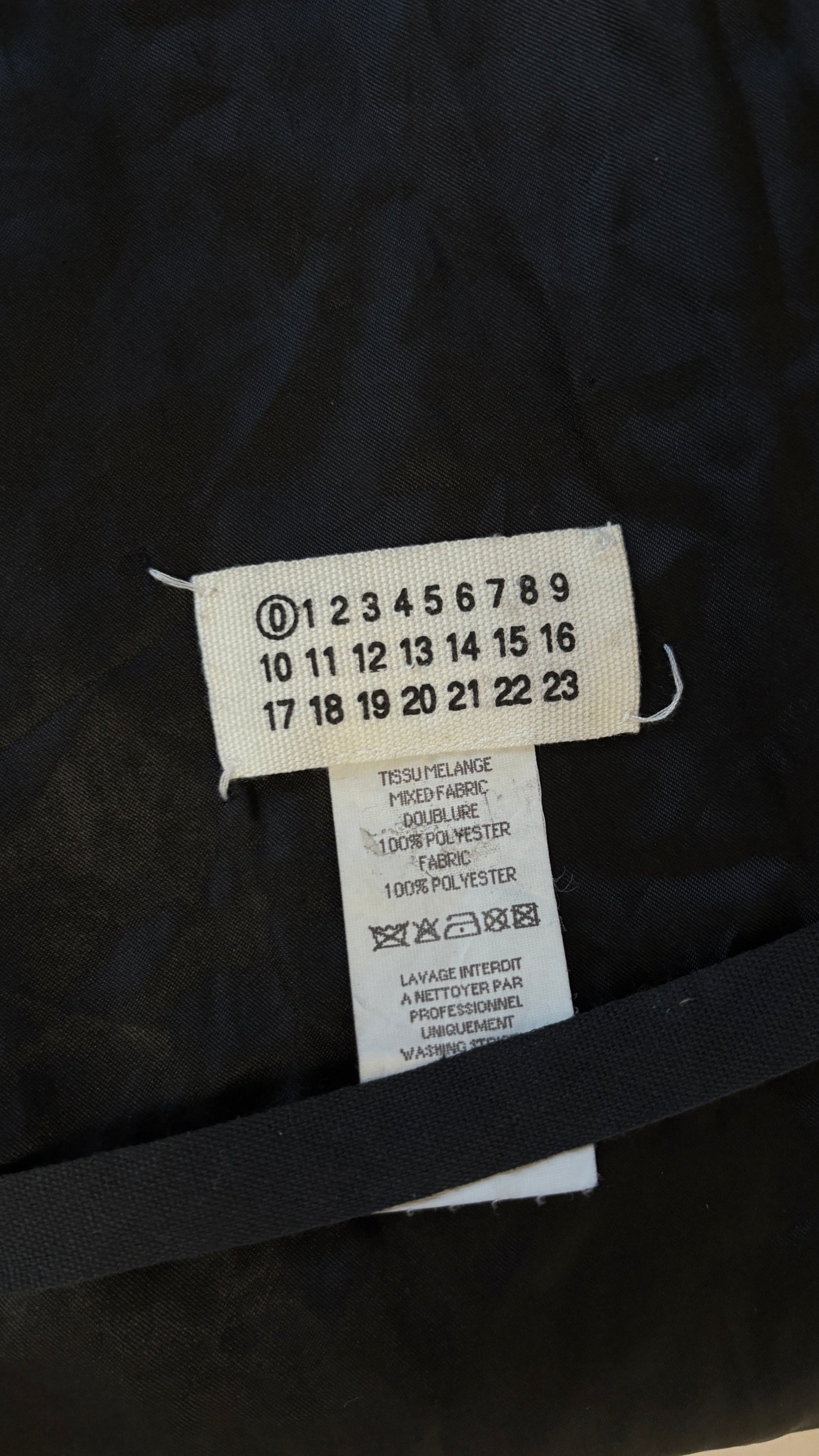 Margiela A/W 2002 lace gown apron