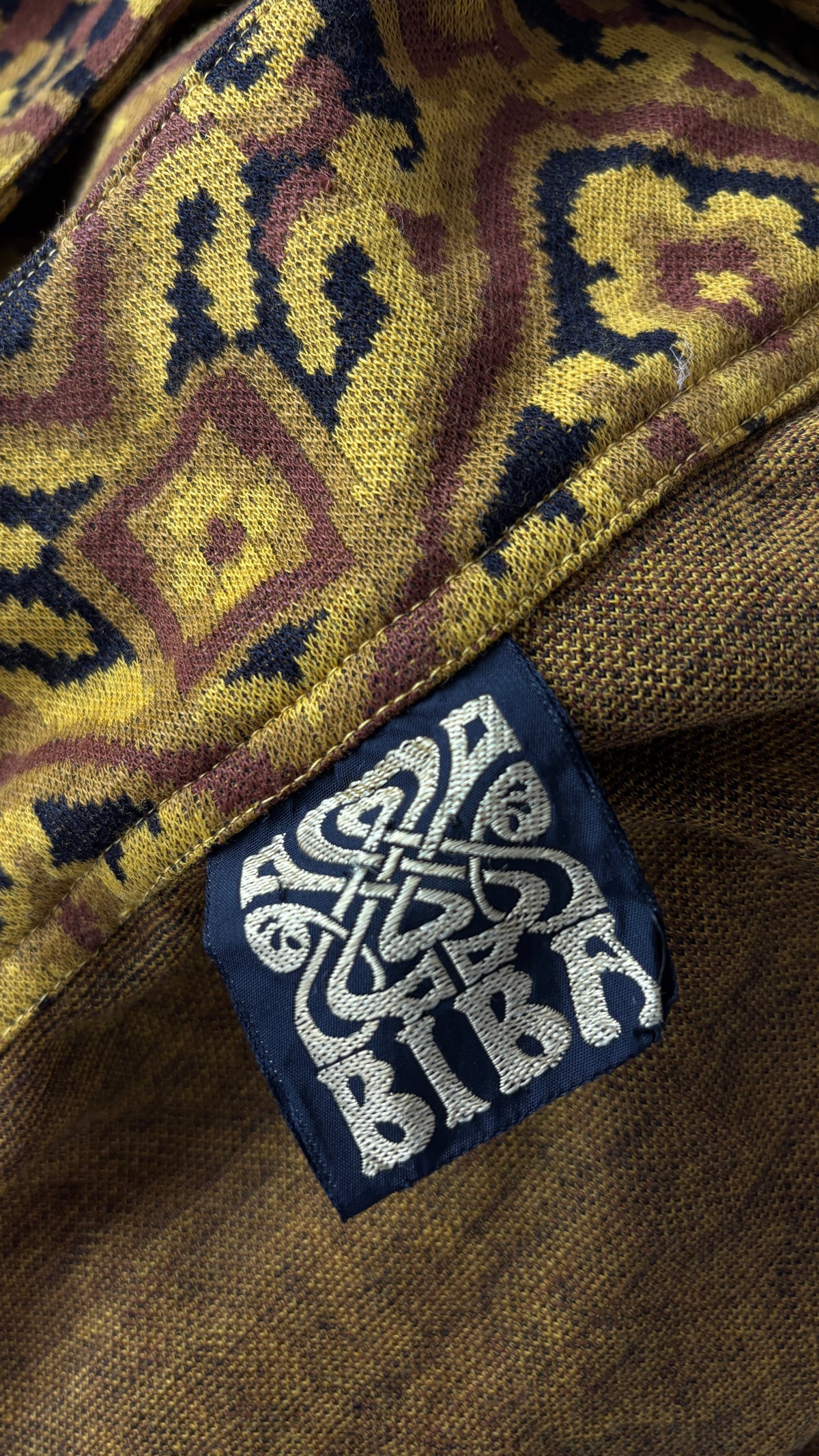 Biba 1969 tapestry weave jersey dress