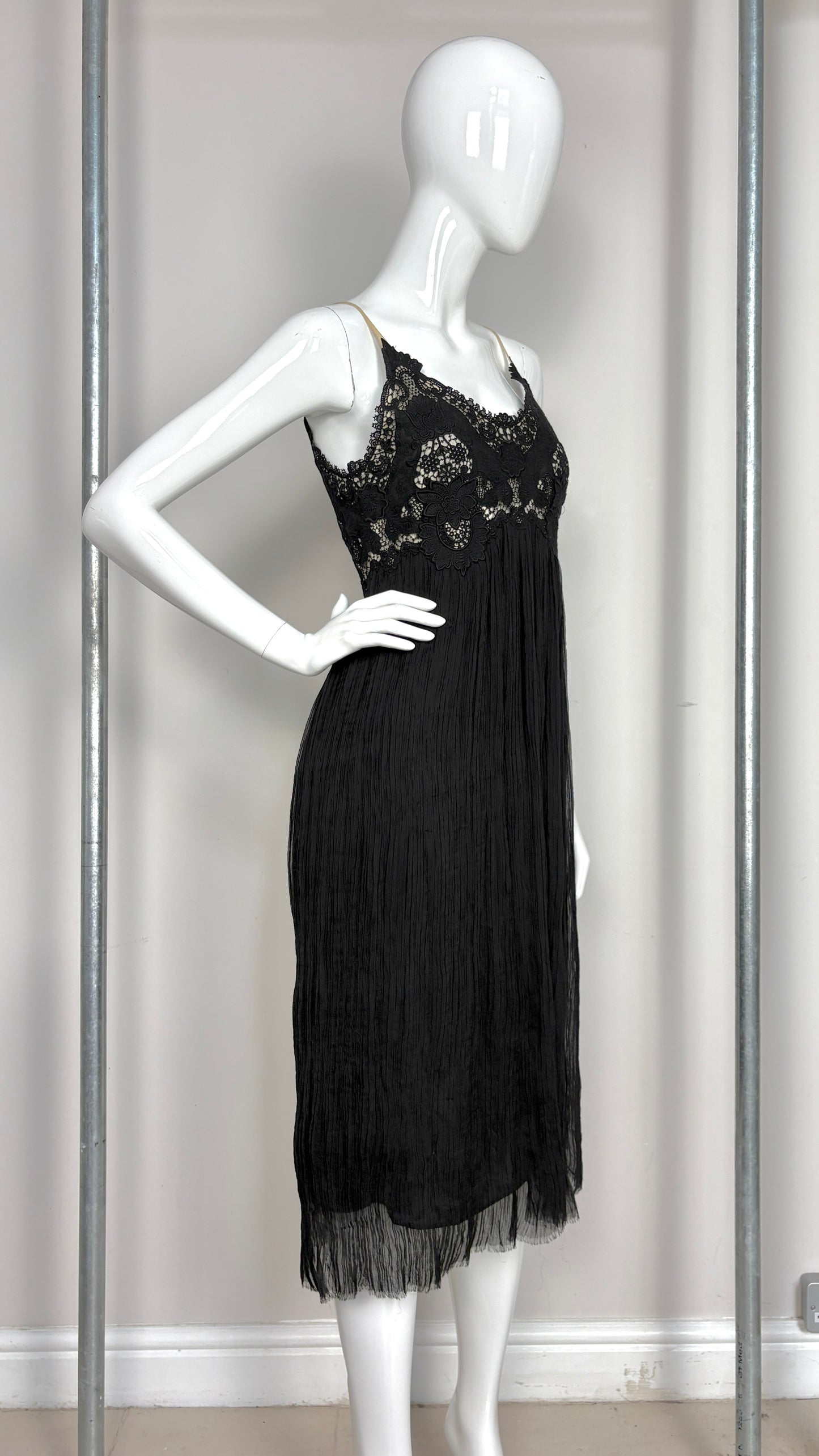 Alexander McQueen lace and chiffon dress