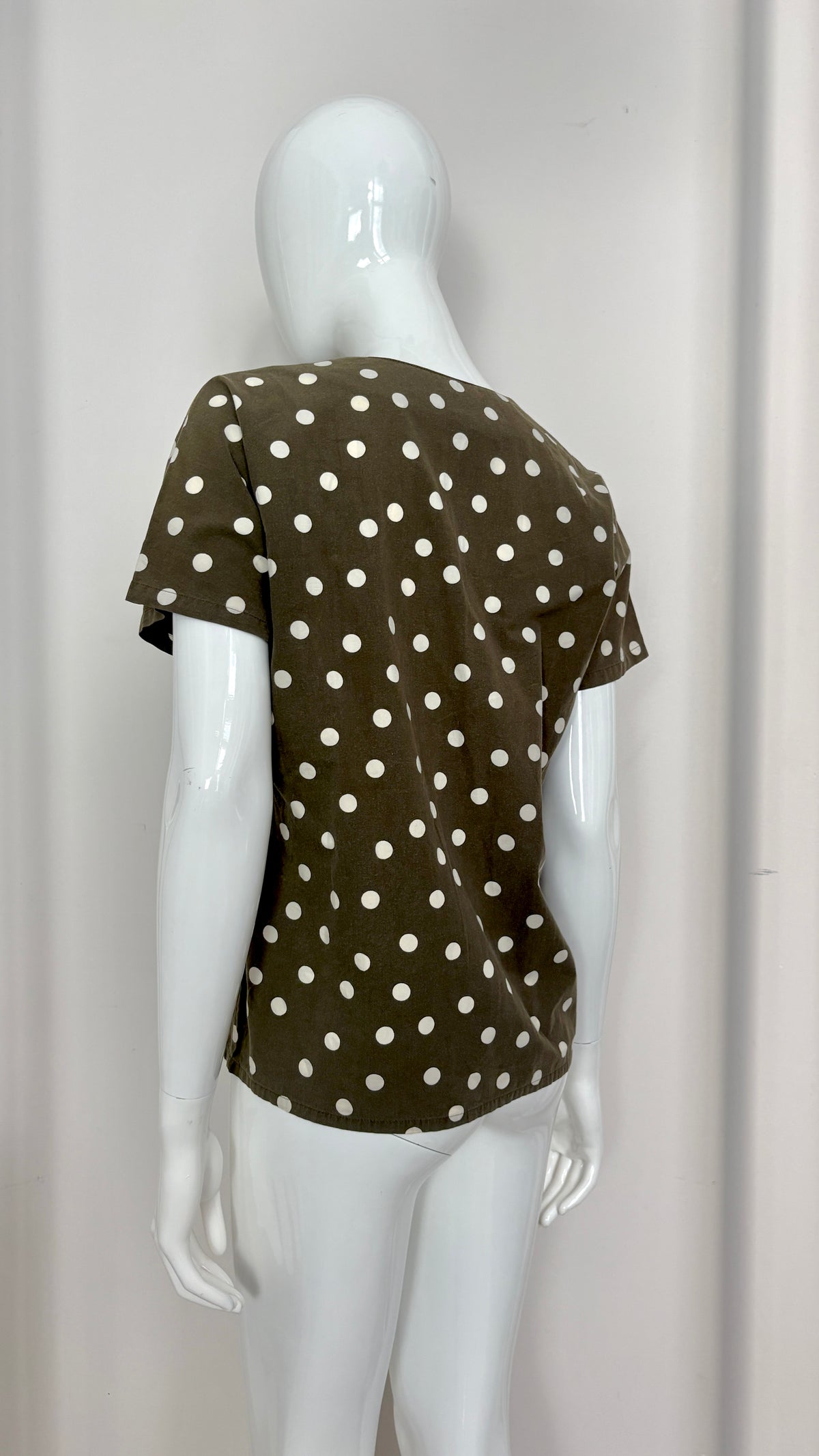 Comme des Garcons 1980's polkadot cotton top