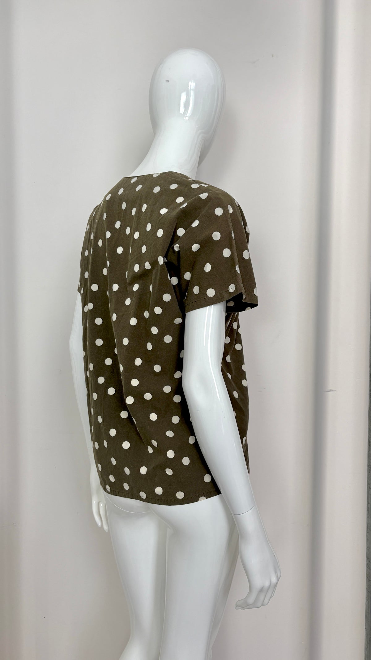 Comme des Garcons 1980's polkadot cotton top