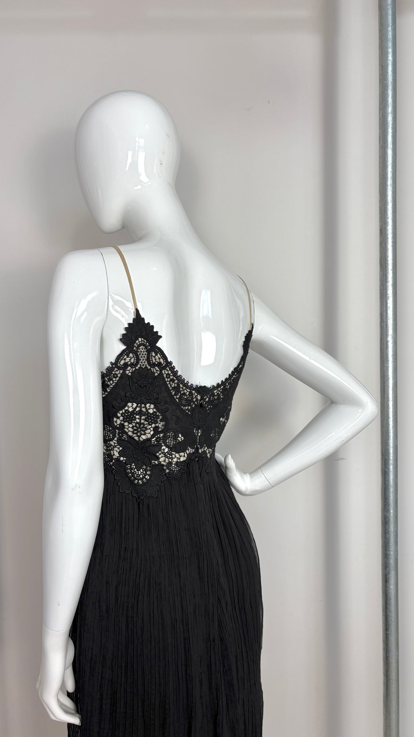 Alexander McQueen lace and chiffon dress