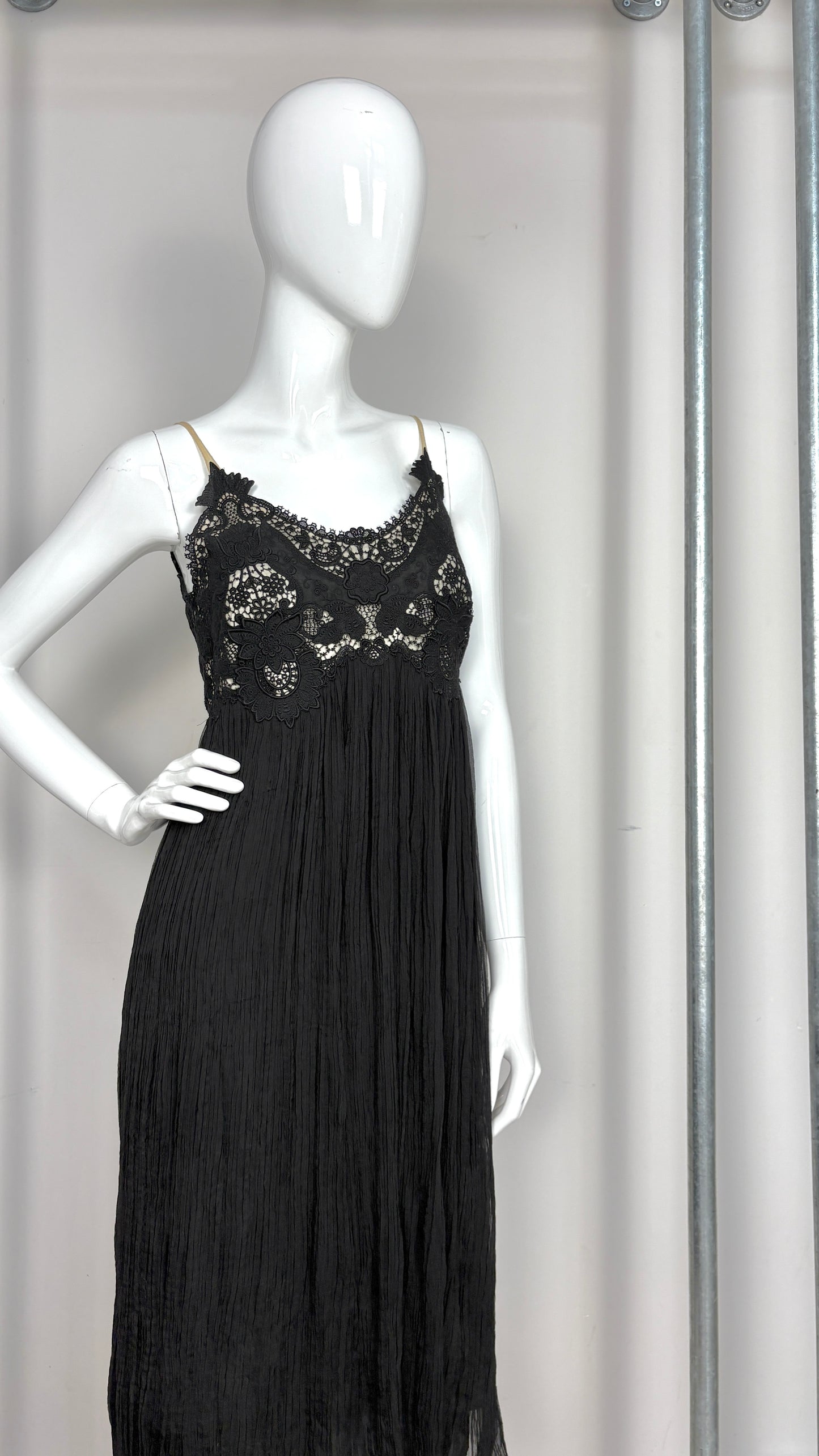 Alexander McQueen lace and chiffon dress