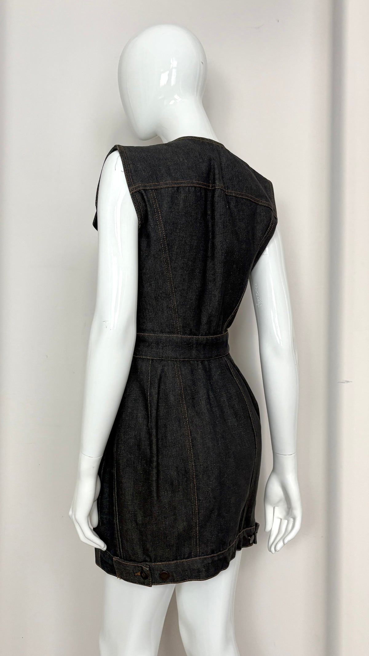 Junior Gaultier S/S 1988 hourglass denim dress