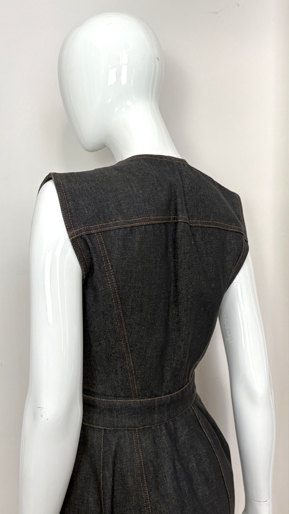 Junior Gaultier S/S 1988 hourglass denim dress