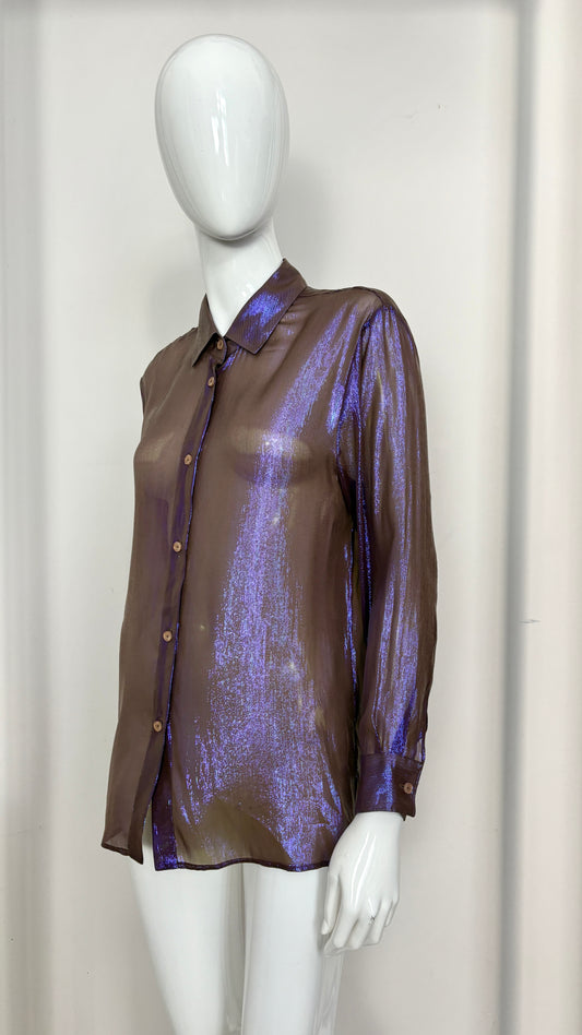 Christopher Kane metallic shirt