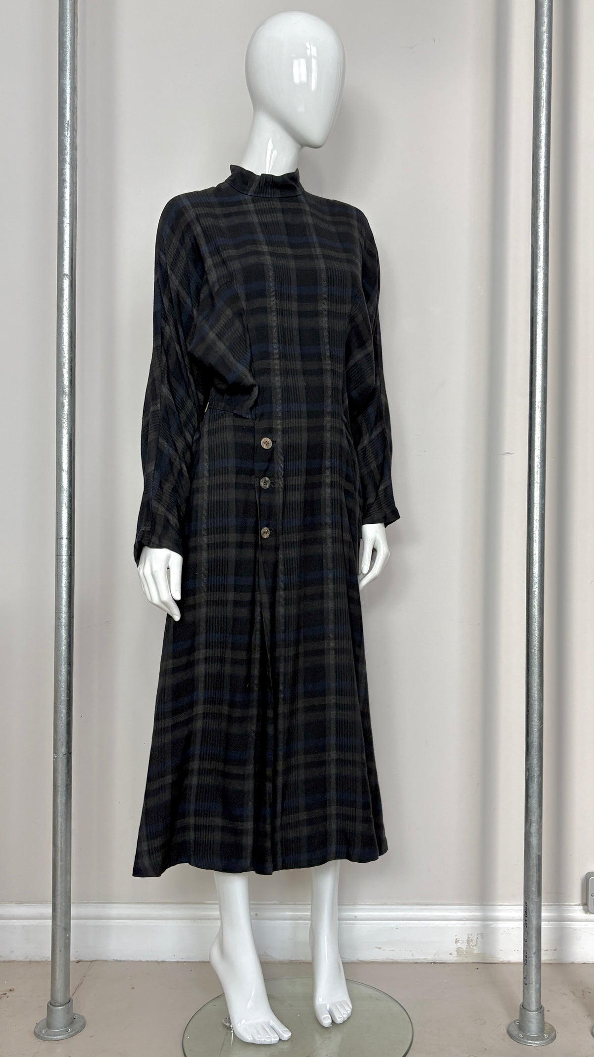 Comme des Garcons tricot plaid dress