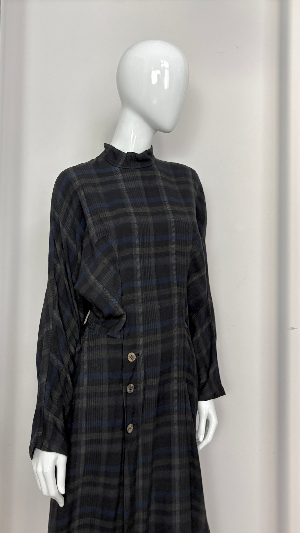 Comme des Garcons tricot plaid dress
