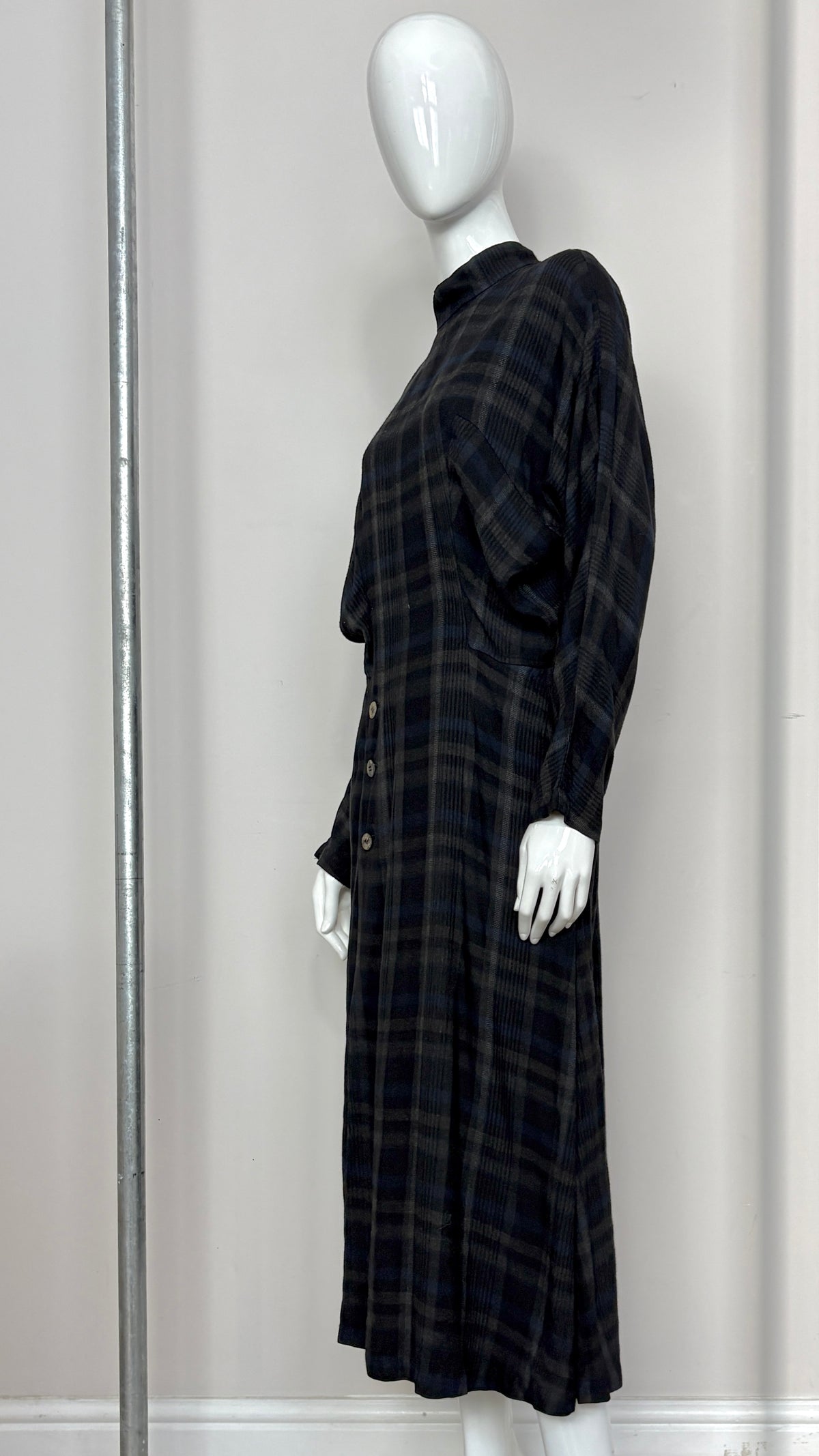 Comme des Garcons tricot plaid dress