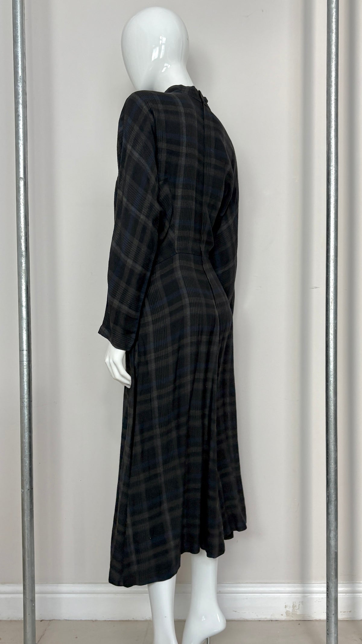Comme des Garcons tricot plaid dress