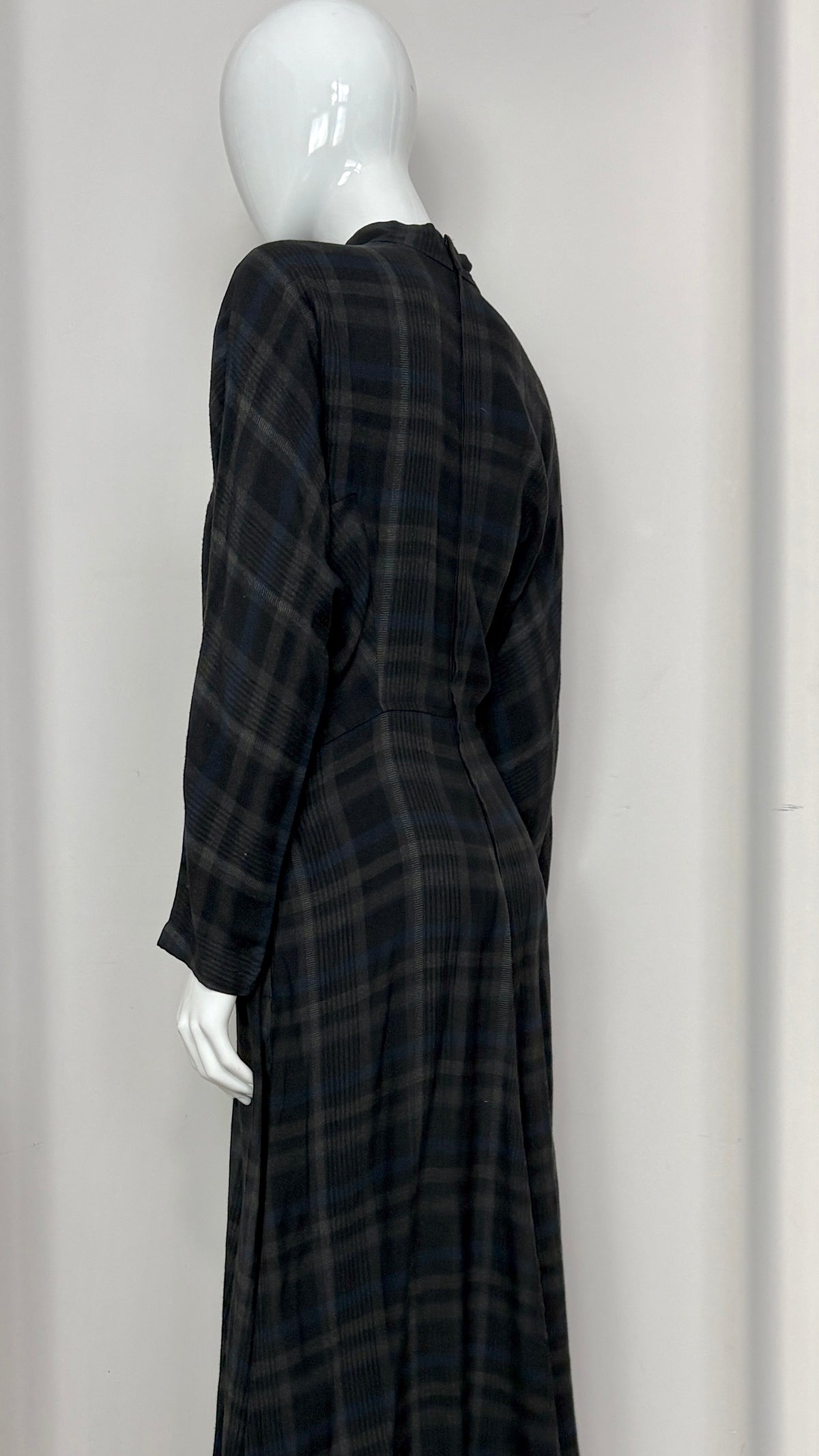 Comme des Garcons tricot plaid dress