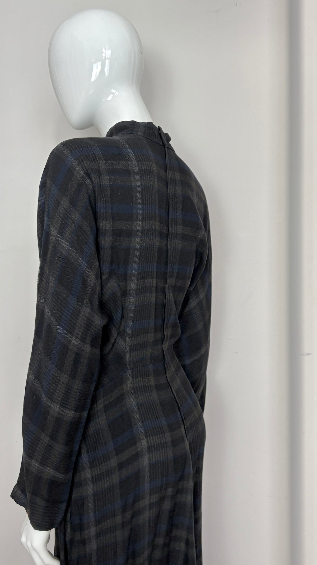 Comme des Garcons tricot plaid dress
