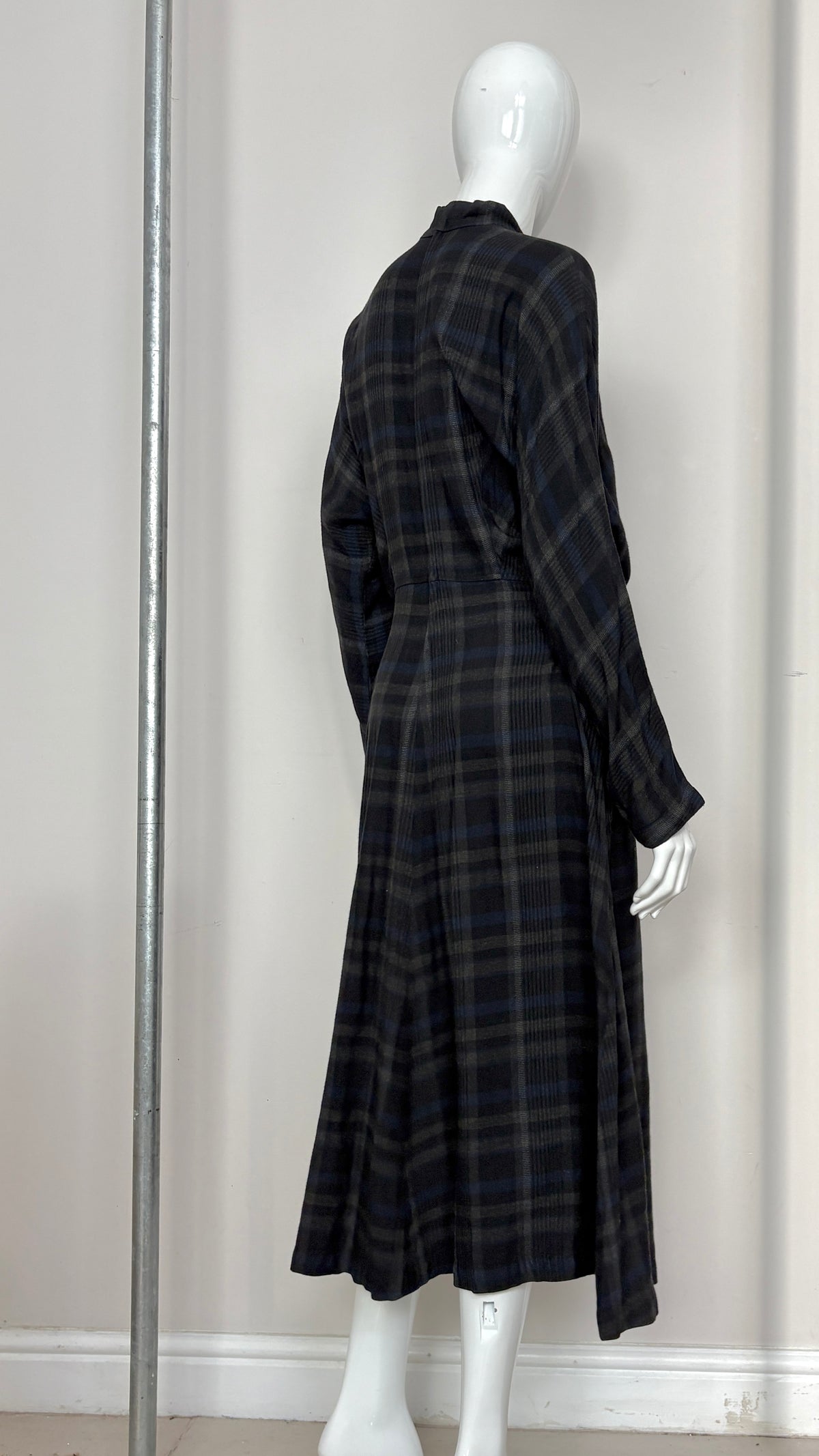 Comme des Garcons tricot plaid dress