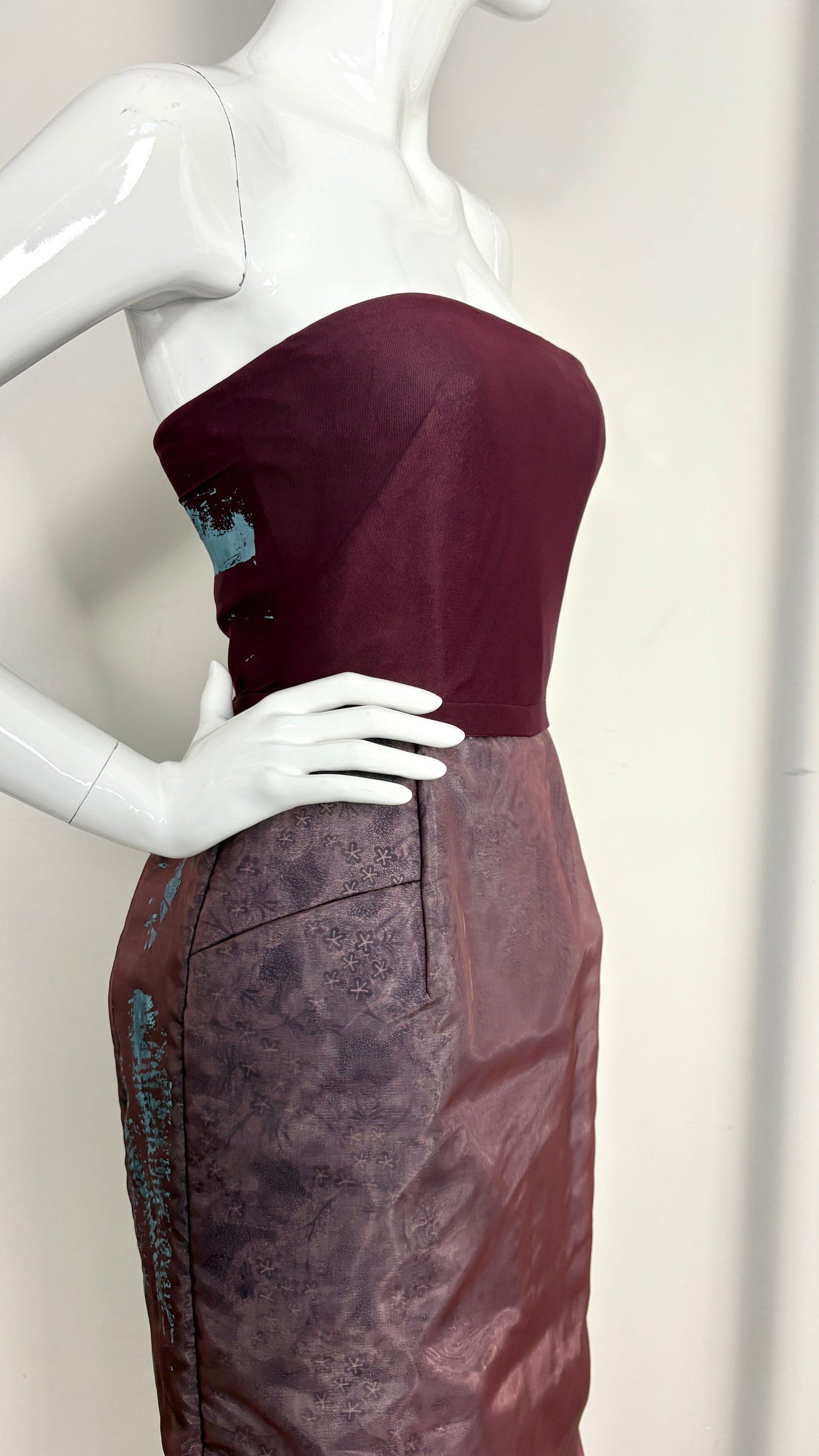 Margiela S/S 2016 layered organza dress