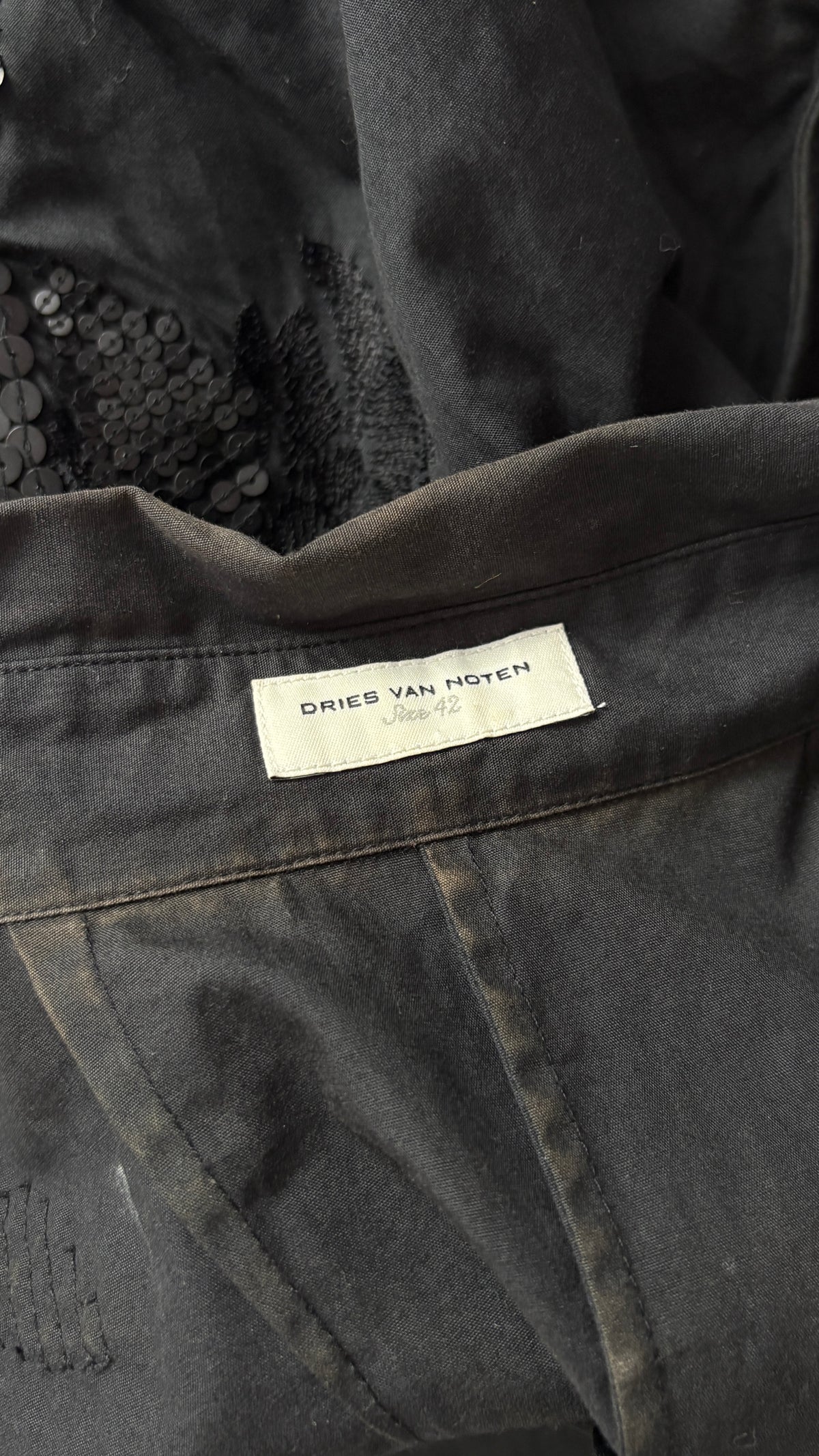 Dries van Noten embroidered shirt dress