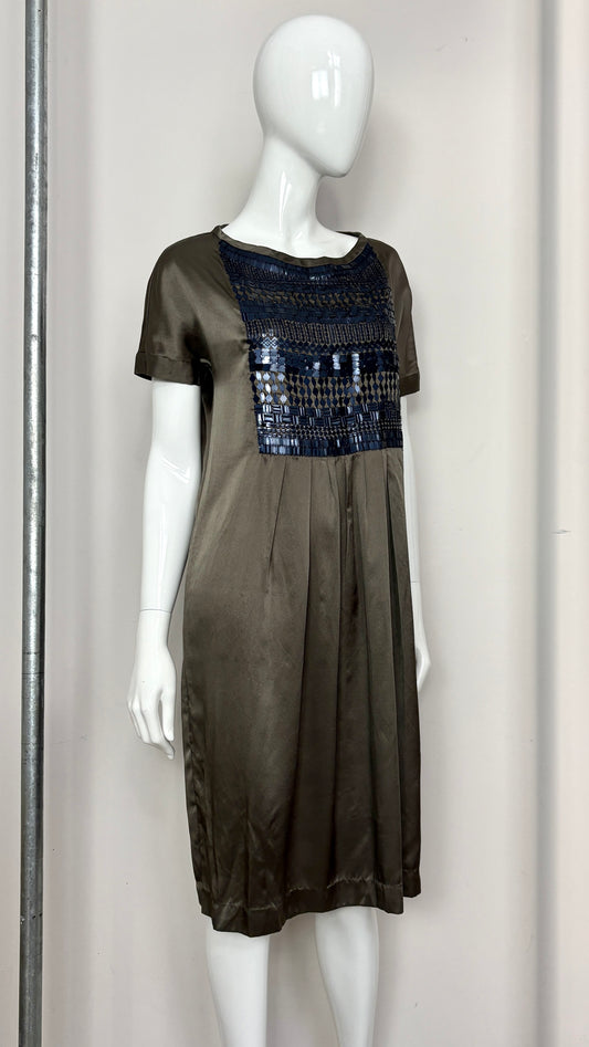 Dries van Noten silk embroidered dress