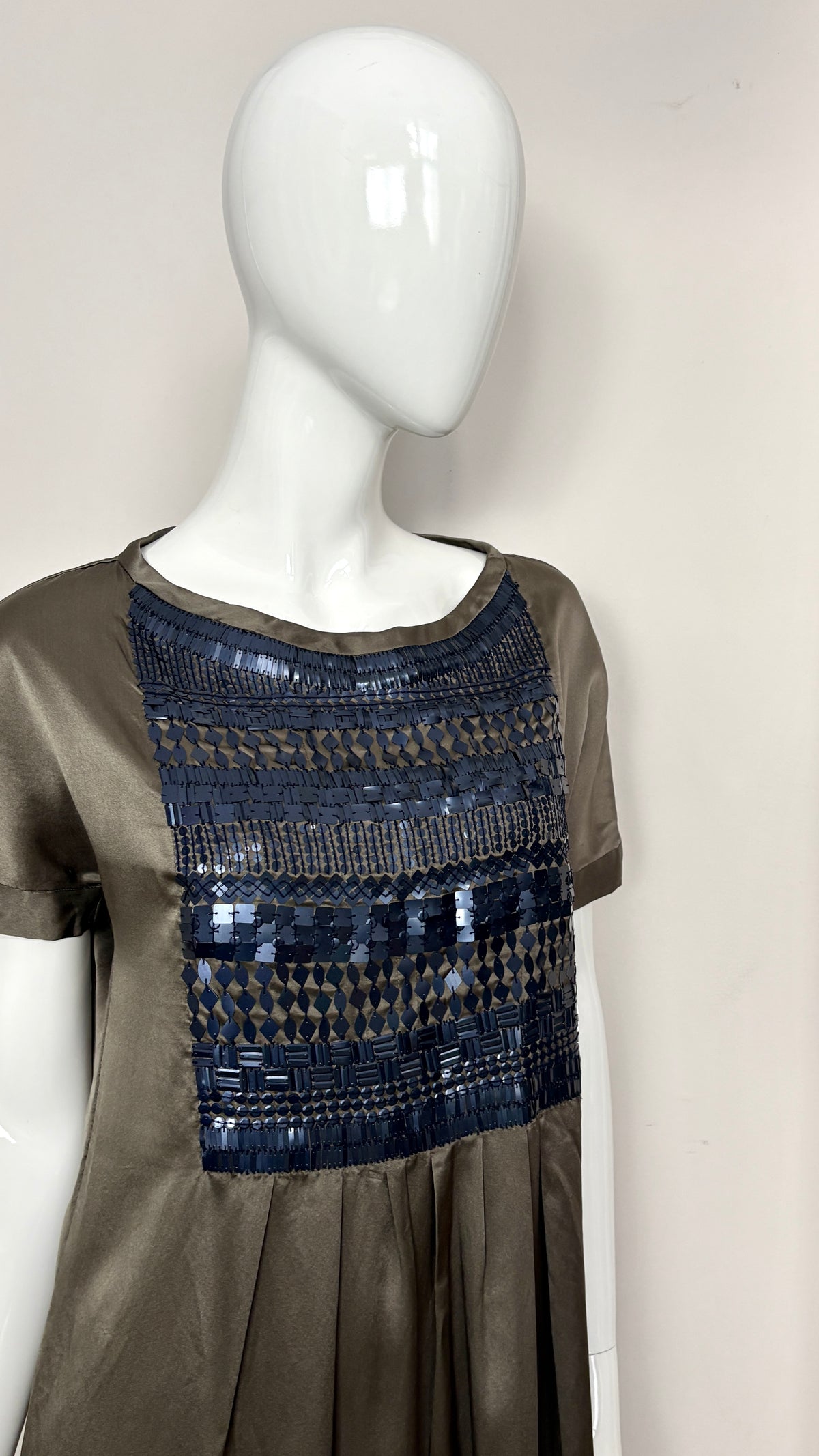 Dries van Noten silk embroidered dress
