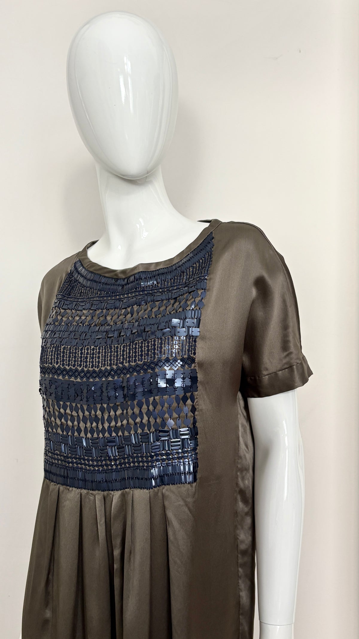 Dries van Noten silk embroidered dress