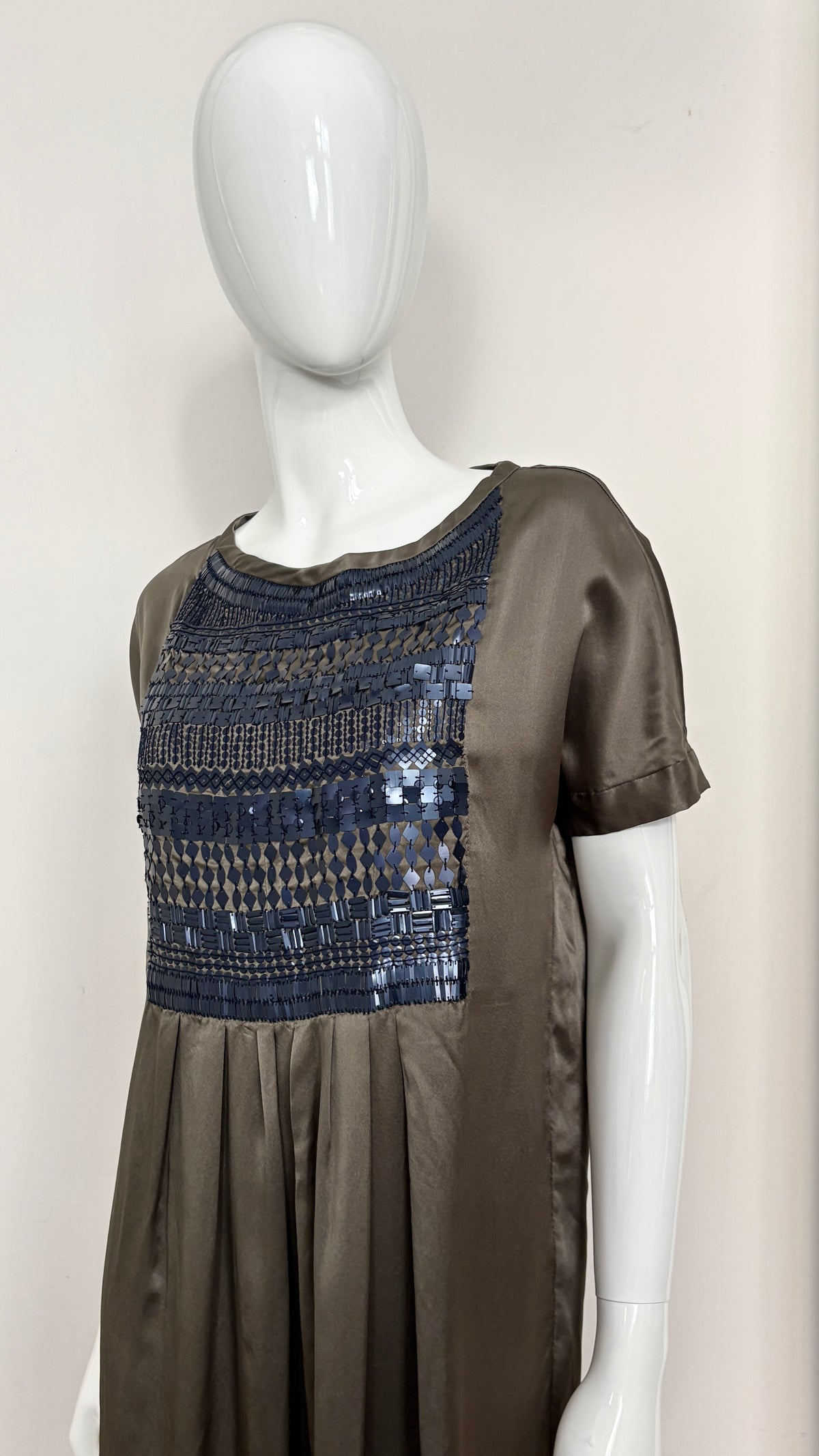 Dries van Noten silk embroidered dress