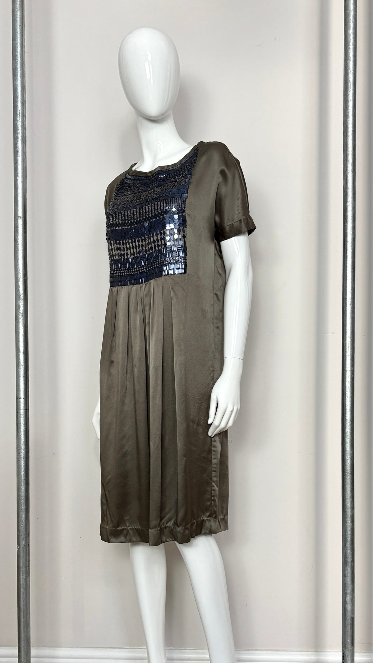Dries van Noten silk embroidered dress