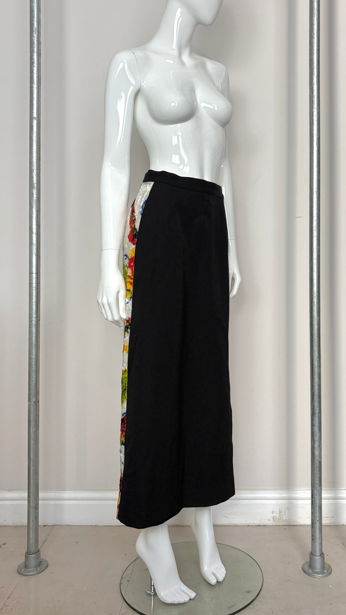 Issey Miyake A/W 1997 graphic print skirt