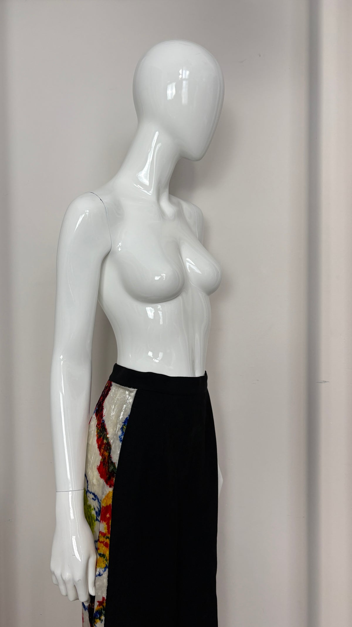 Issey Miyake A/W 1997 graphic print skirt